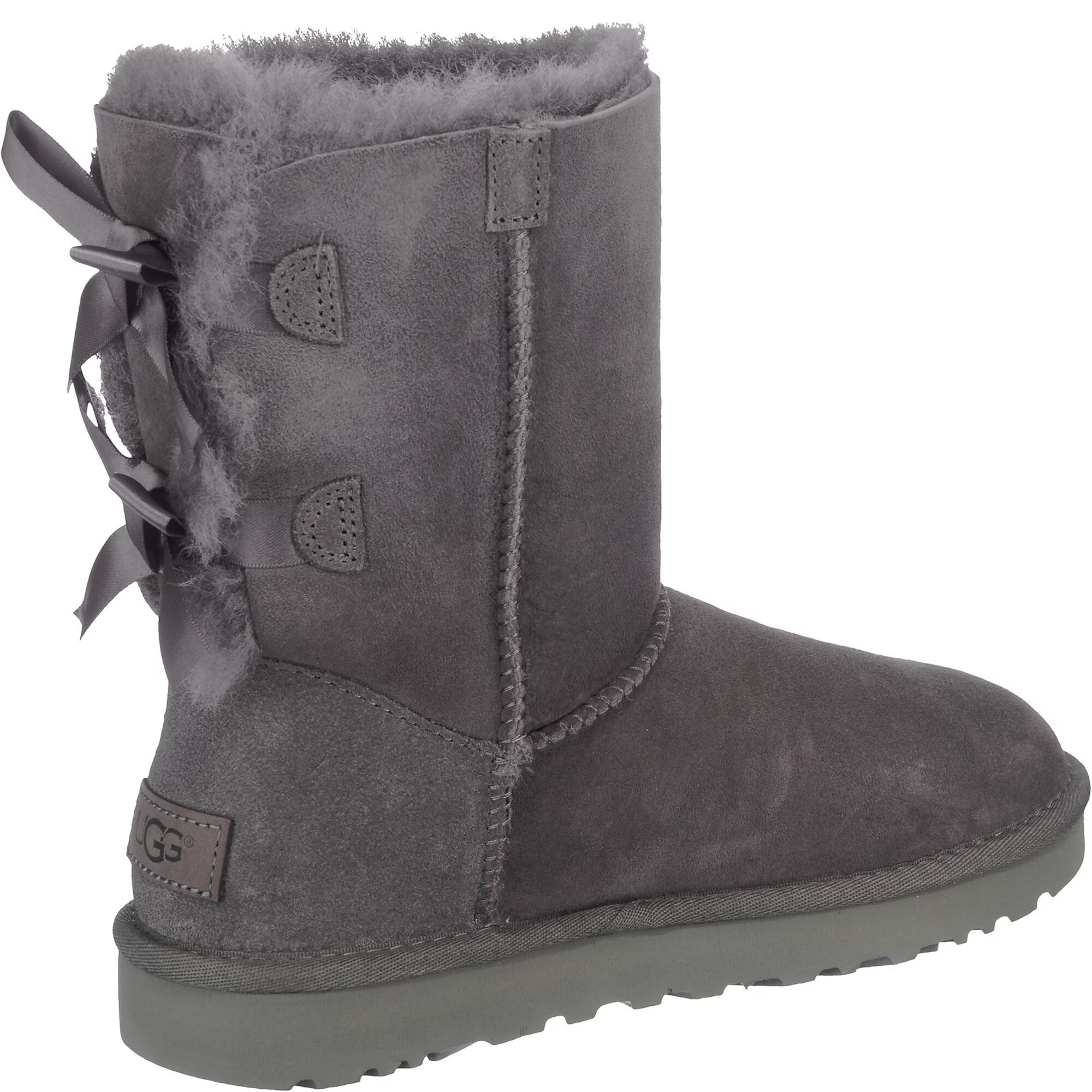 UGG Bocanci de zăpadă 'Bailey Bow' gri piatră - Pled.ro