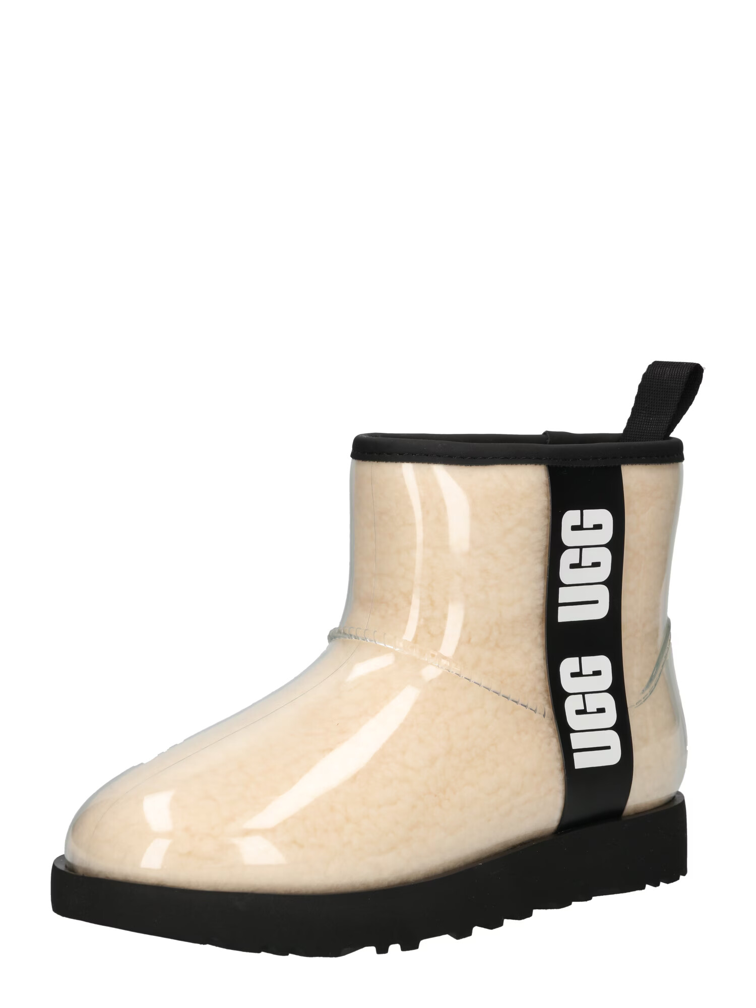 UGG Botine bej deschis / negru / alb - Pled.ro