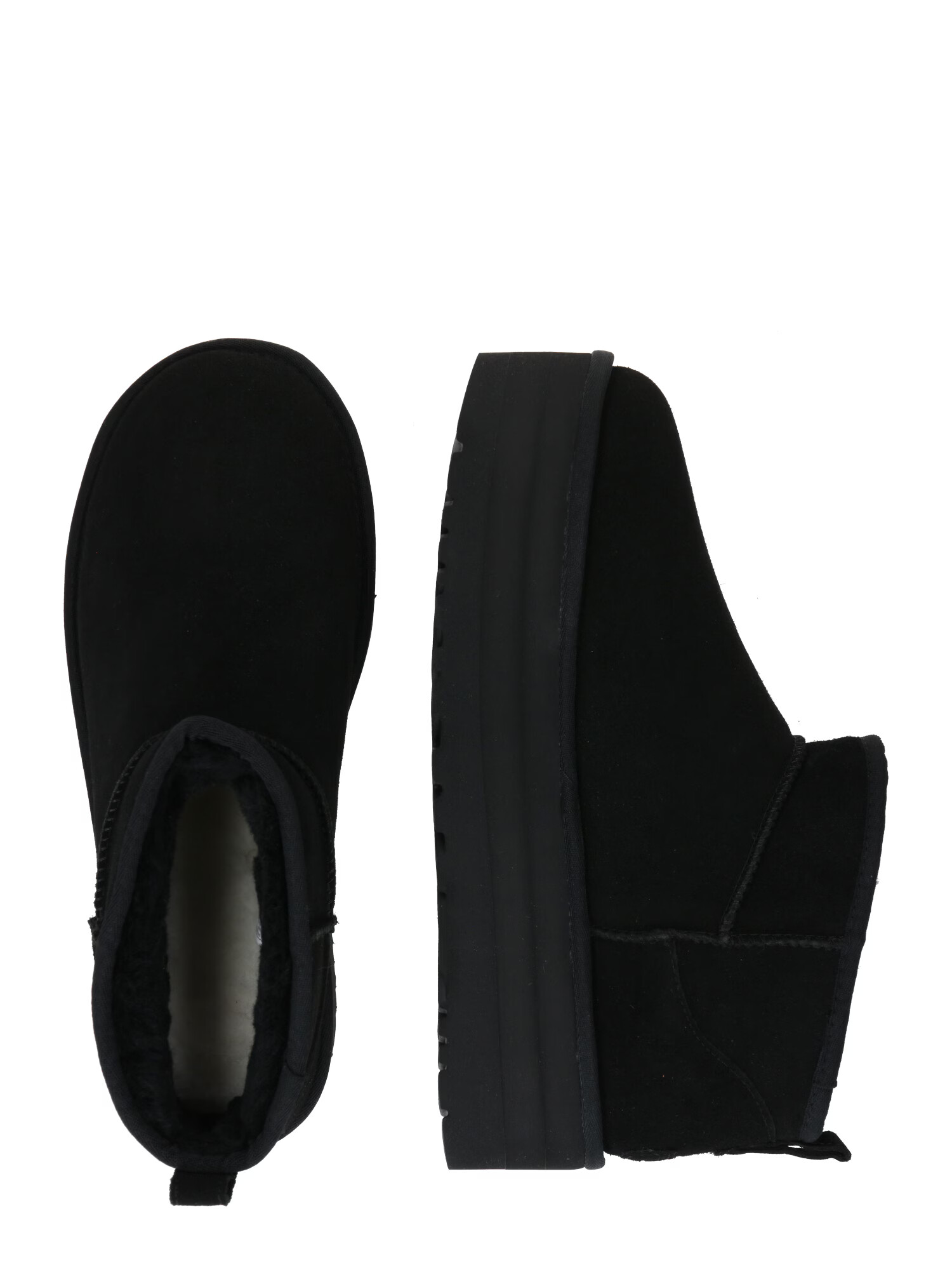 UGG Botine 'CLASSIC ULTRA MINI' negru - Pled.ro