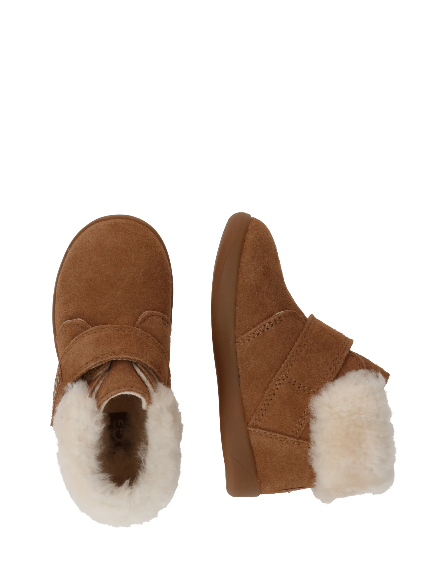 UGG Cizme 'NOLEN' maro / alb natural - Pled.ro