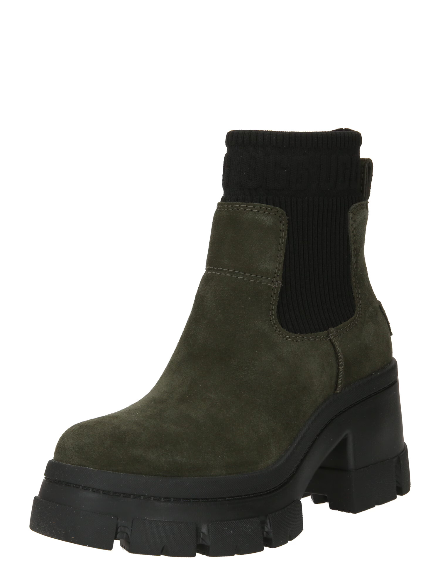 UGG Ghete chelsea 'BROOKLYN' verde închis / negru - Pled.ro