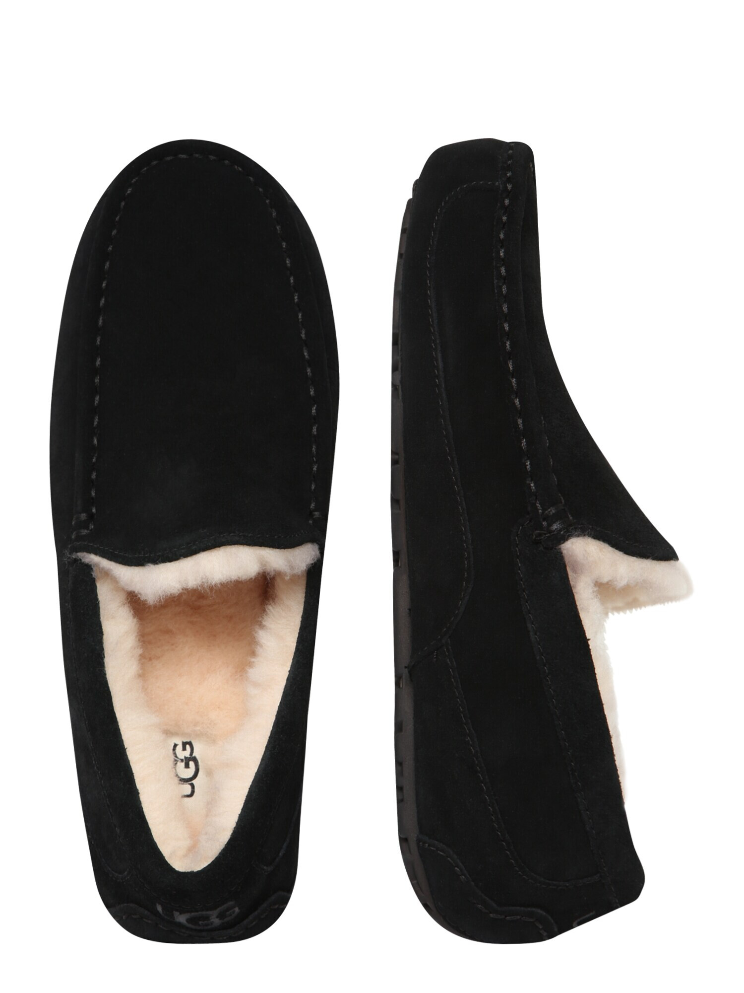 UGG Mocasini 'Ascot' negru - Pled.ro