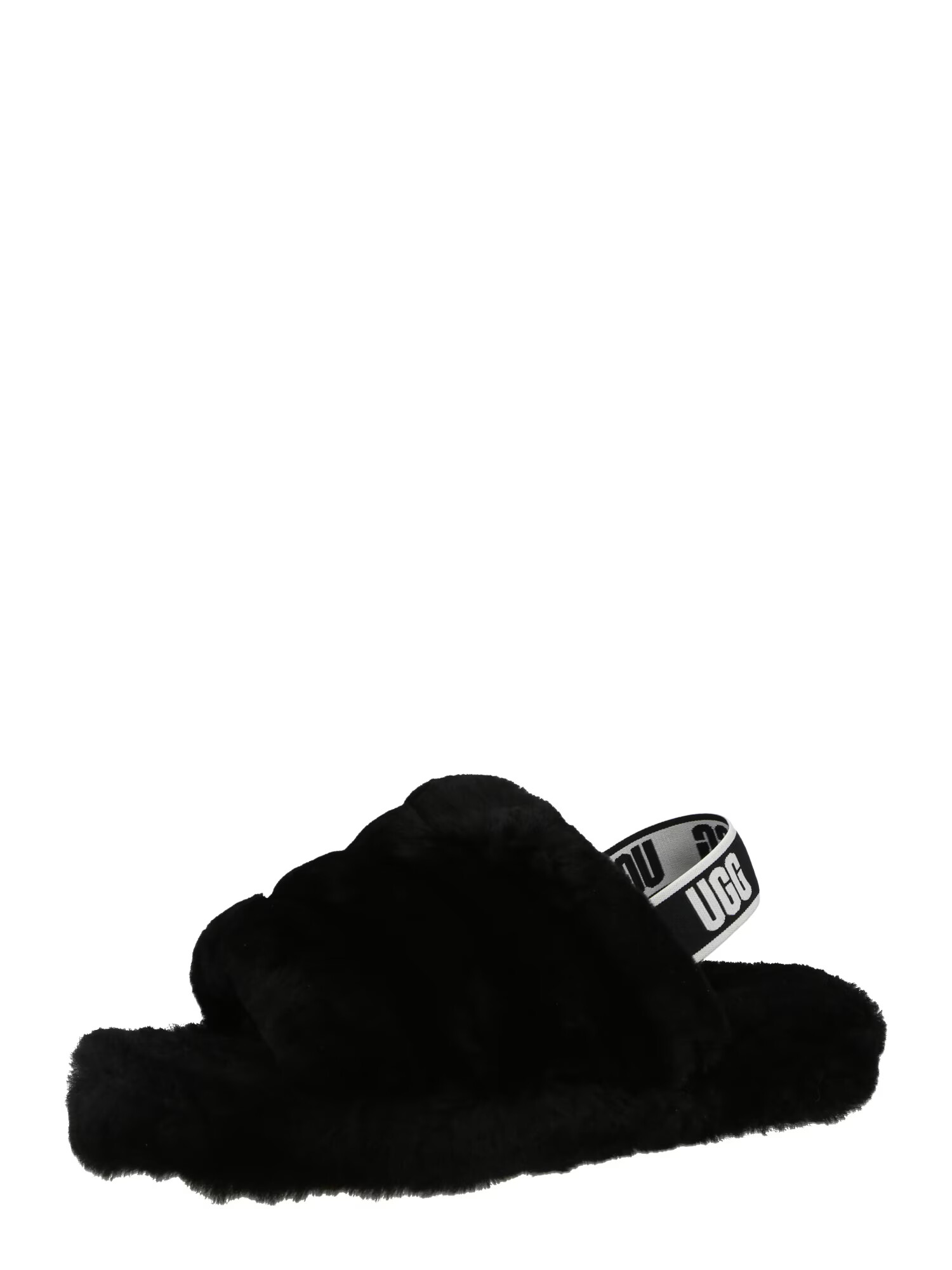 UGG Papuci de casă negru / alb - Pled.ro