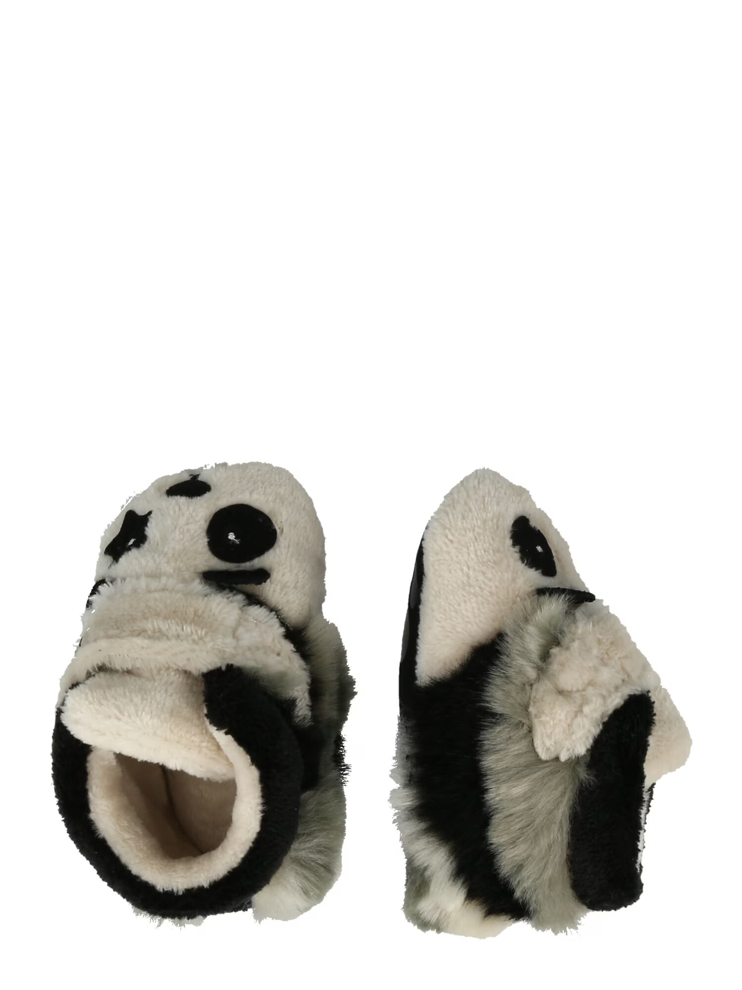 UGG Papuci de casă 'PANDA STUFFIE' gri / negru / alb natural - Pled.ro