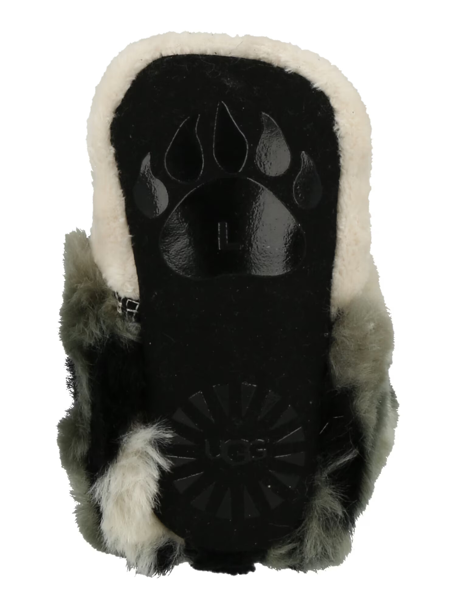 UGG Papuci de casă 'PANDA STUFFIE' gri / negru / alb natural - Pled.ro