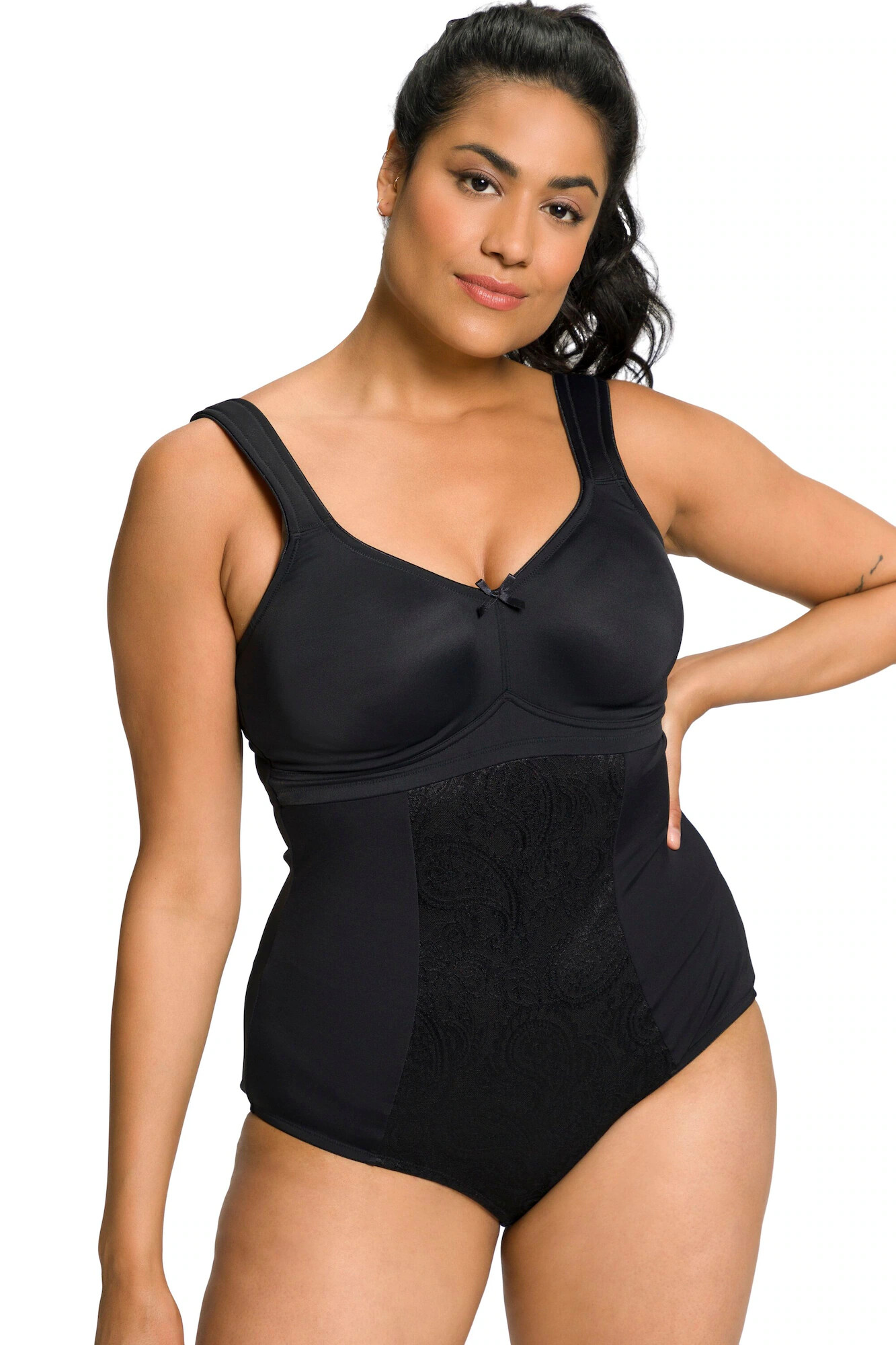 Ulla Popken Body negru - Pled.ro