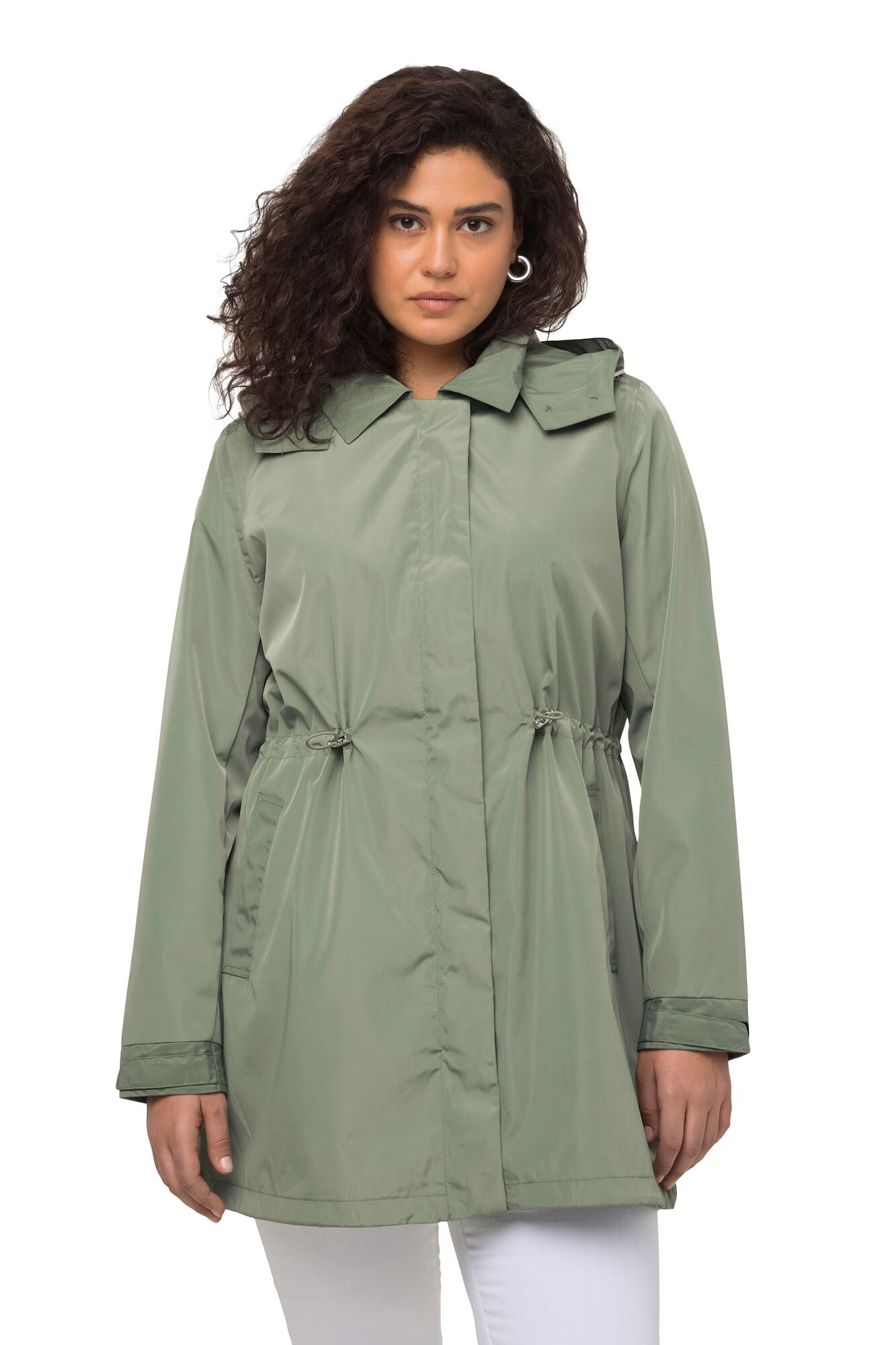 Ulla Popken Parka de primăvară-toamnă verde - Pled.ro