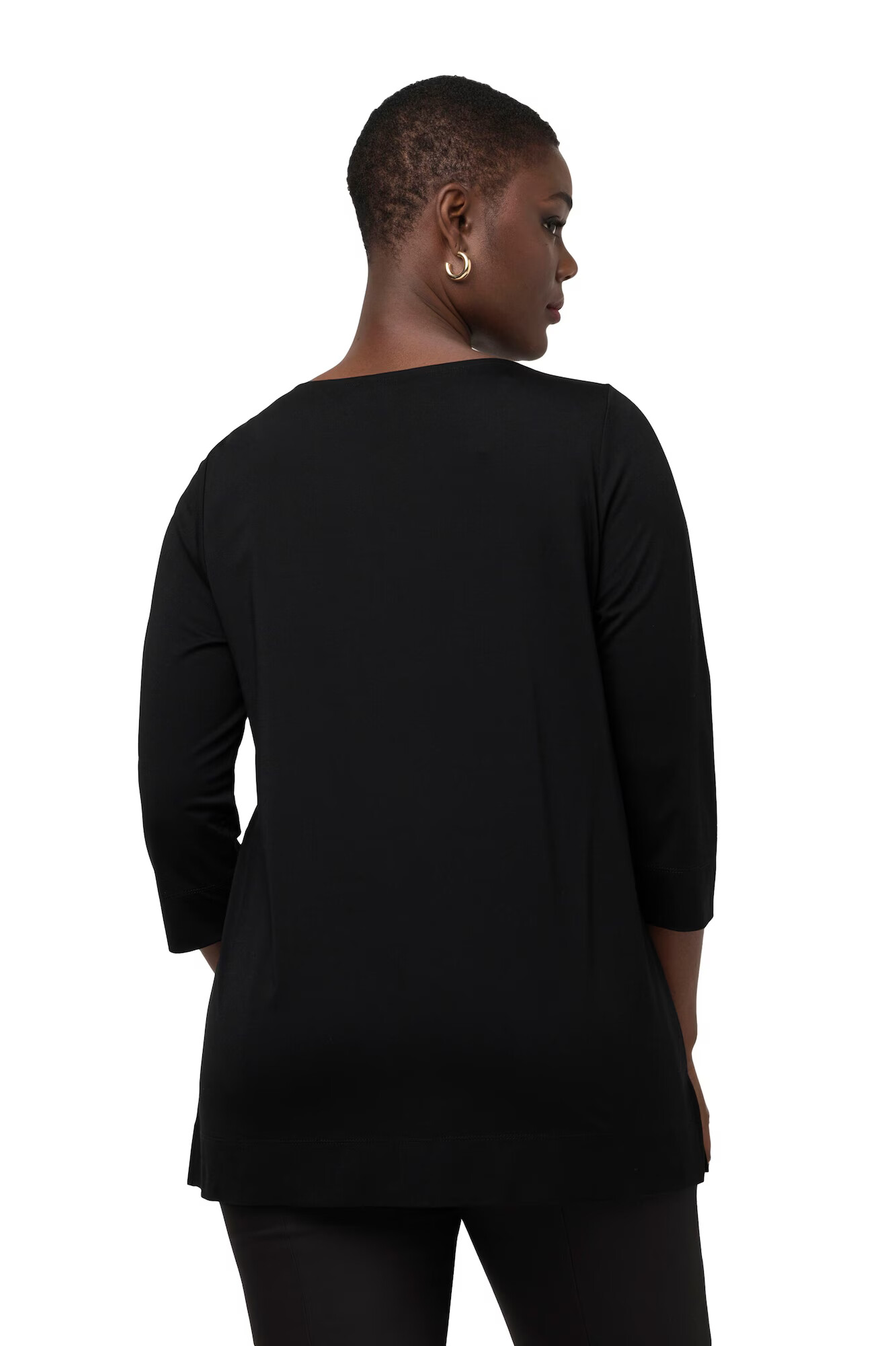 Ulla Popken Tricou auriu / negru - Pled.ro