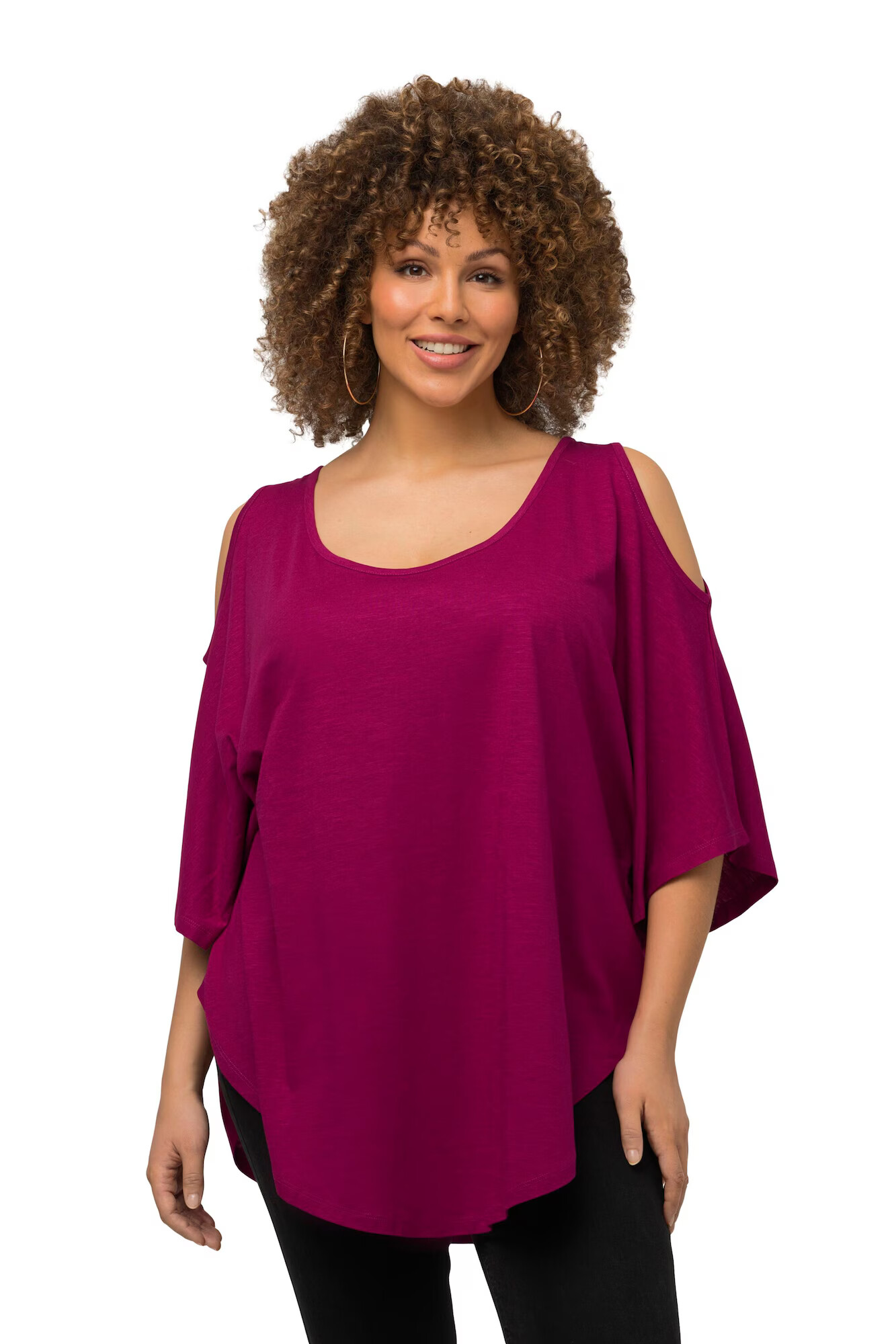 Ulla Popken Tricou fucsia - Pled.ro