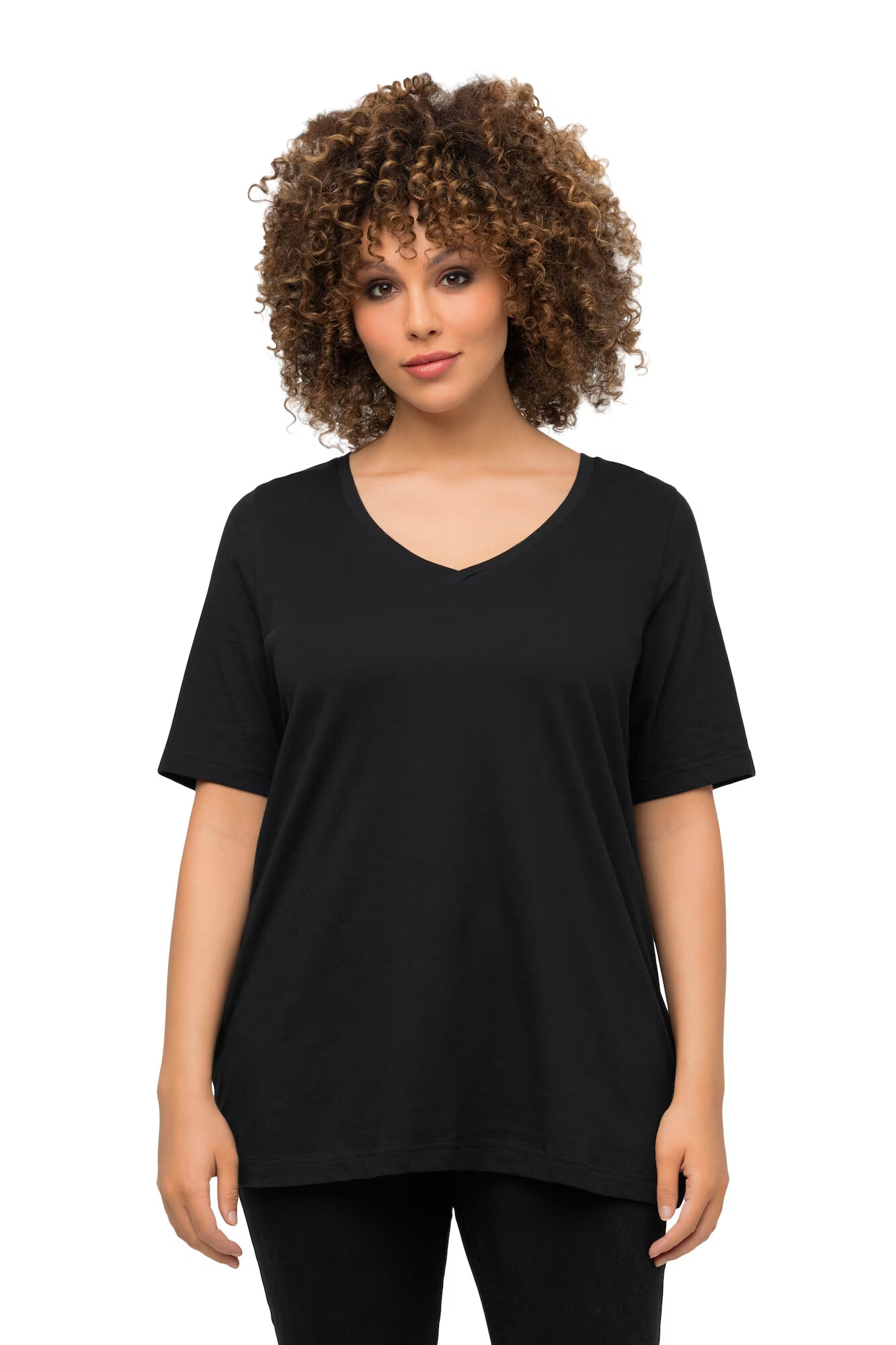 Ulla Popken Tricou negru - Pled.ro