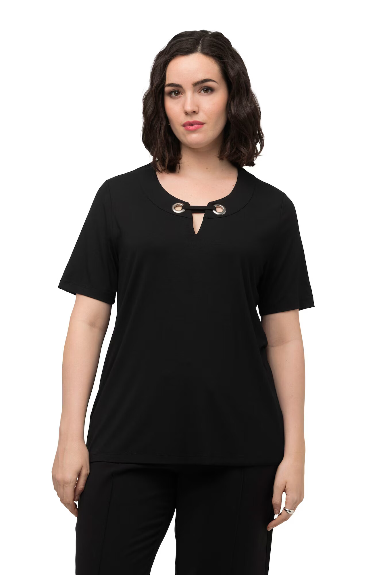 Ulla Popken Tricou negru - Pled.ro