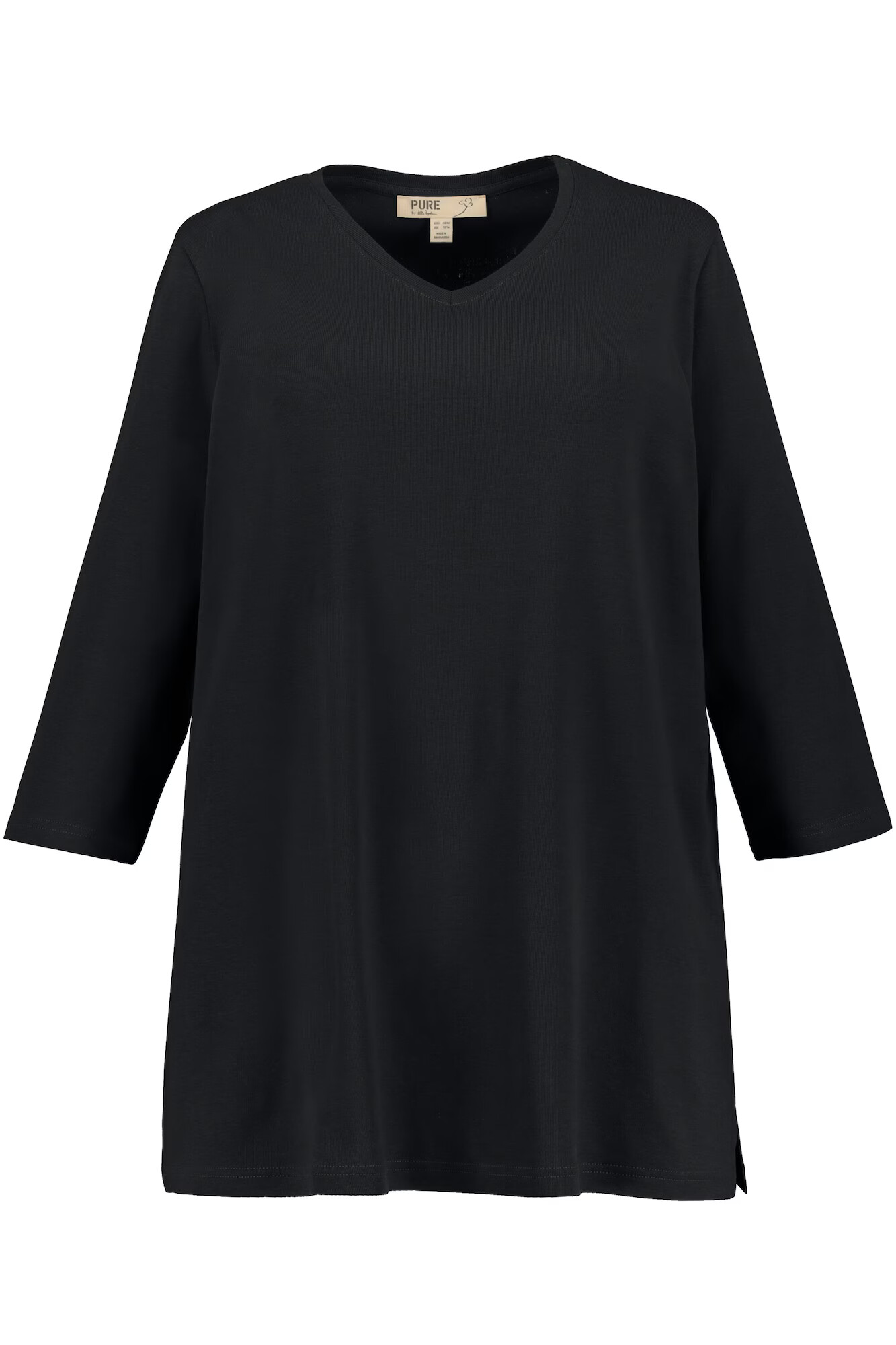 Ulla Popken Tricou negru - Pled.ro