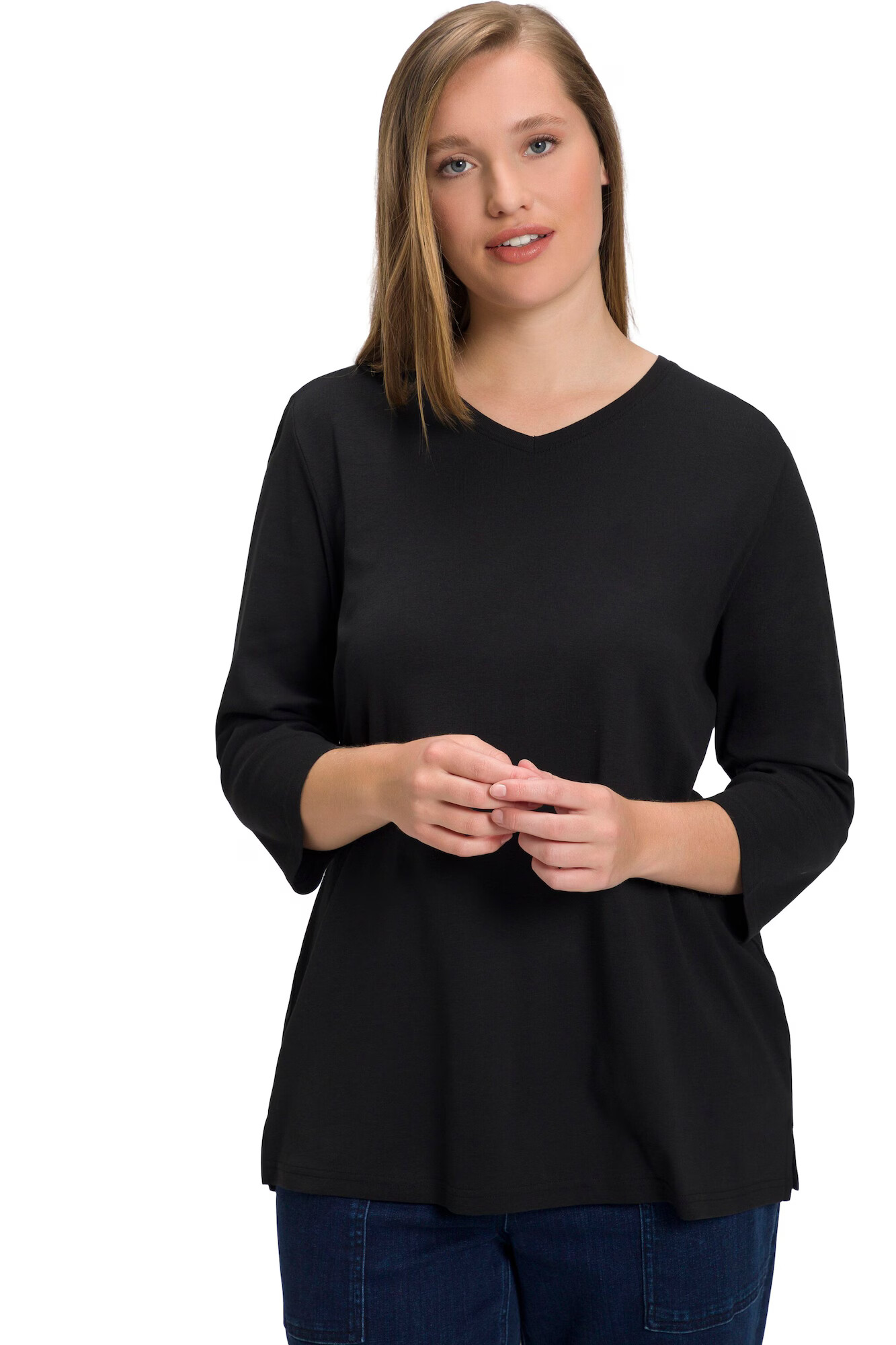 Ulla Popken Tricou negru - Pled.ro