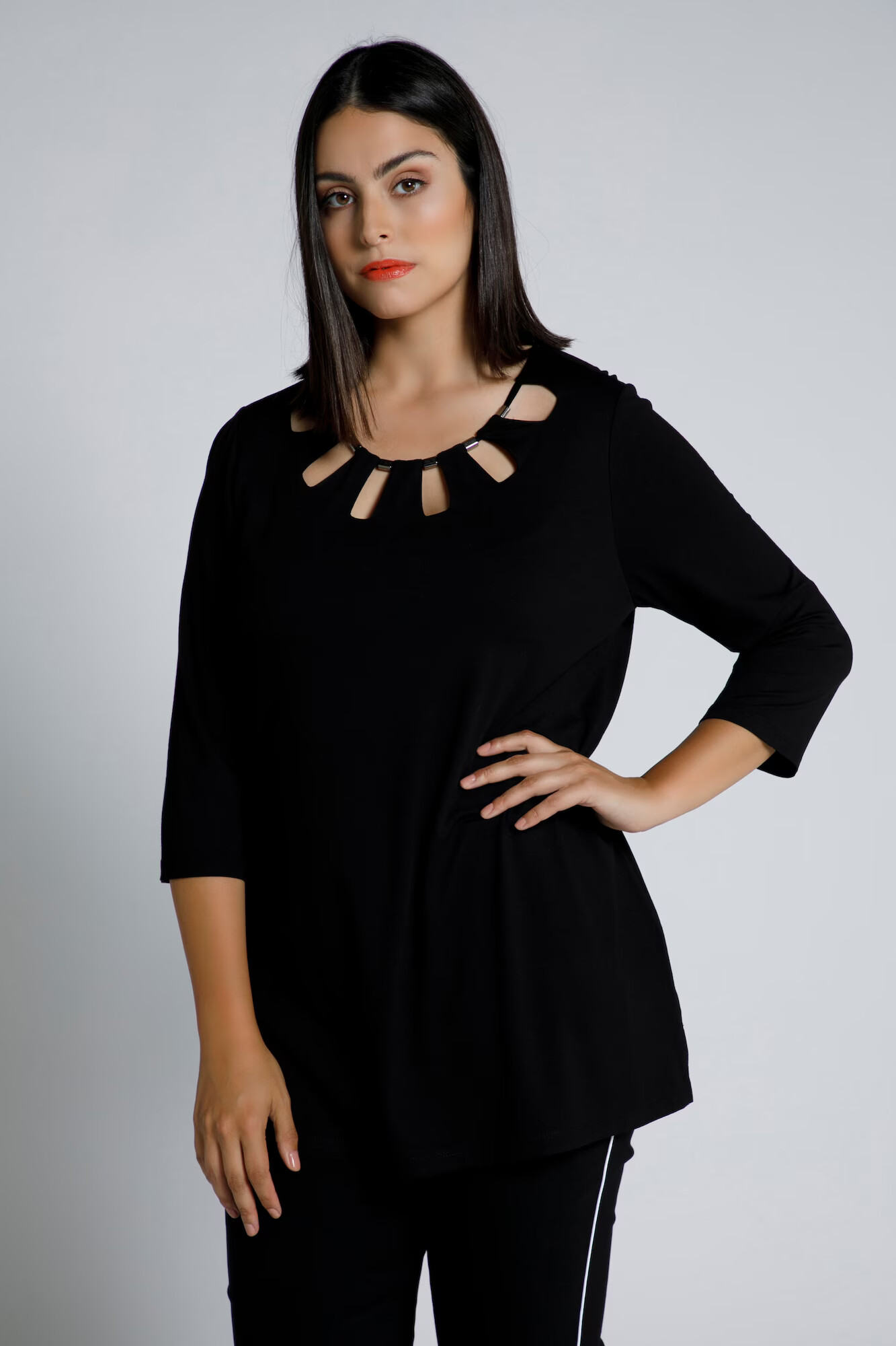 Ulla Popken Tricou negru - Pled.ro