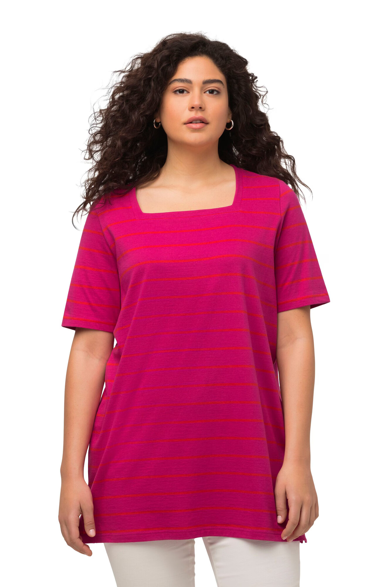 Ulla Popken Tricou portocaliu / fucsia - Pled.ro