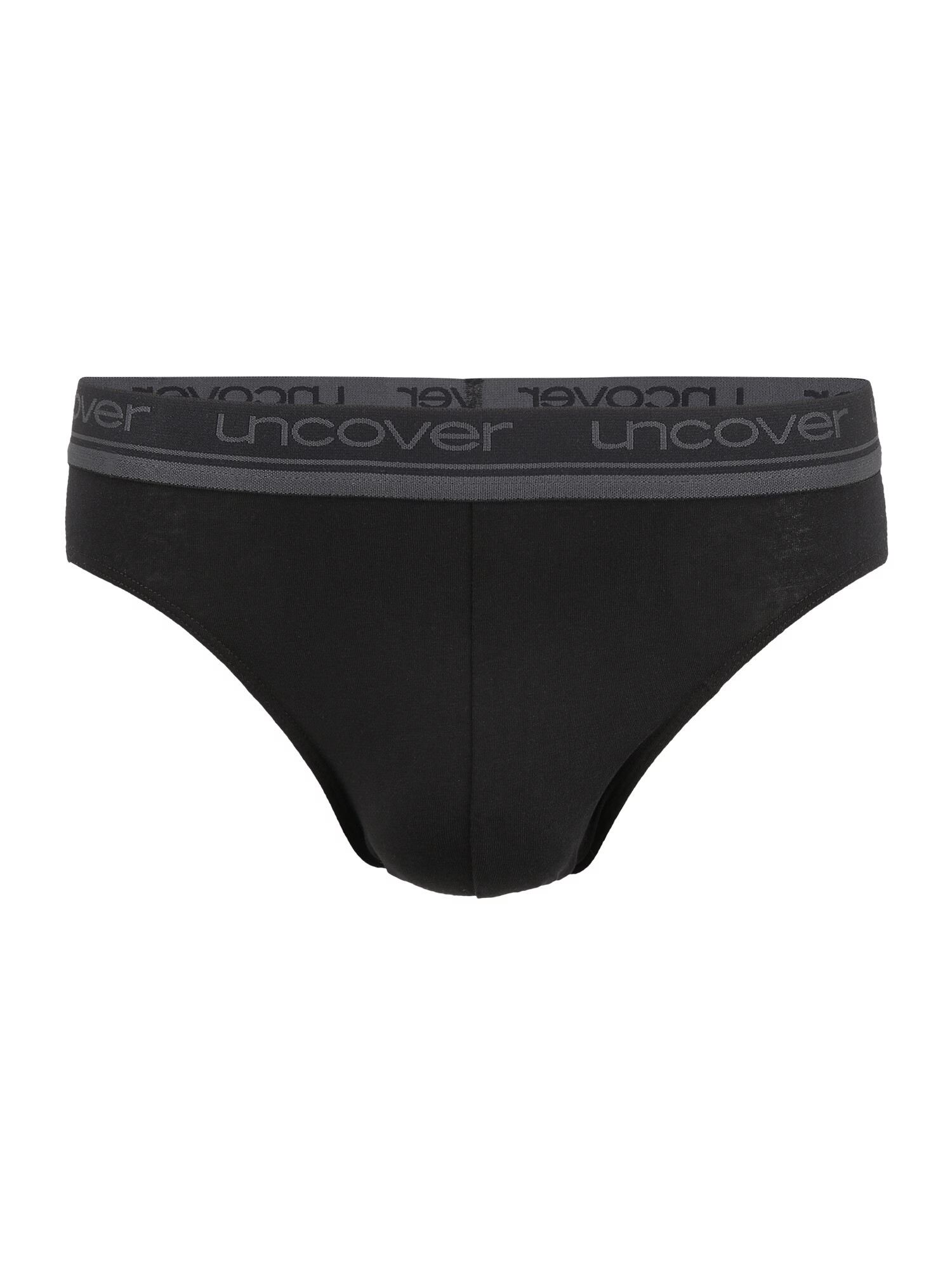 uncover by SCHIESSER Slip 'Rio' gri închis / negru - Pled.ro