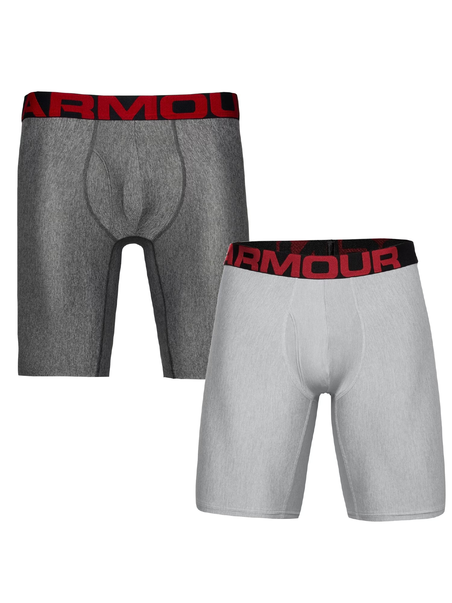 UNDER ARMOUR Chiloți sport 'Tech 9in' gri / gri deschis / roșu / negru - Pled.ro