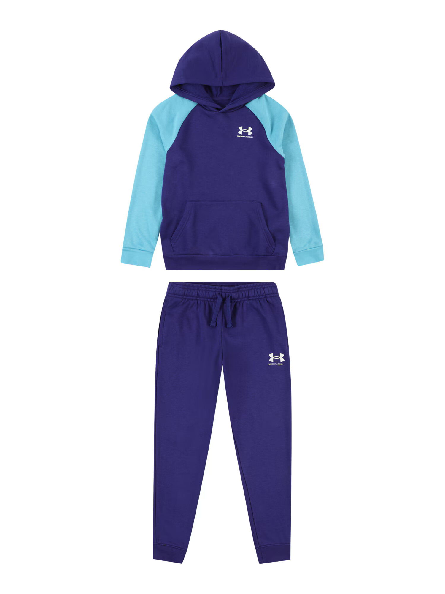 UNDER ARMOUR Costum de trening 'Rival' albastru cobalt / albastru aqua / alb - Pled.ro