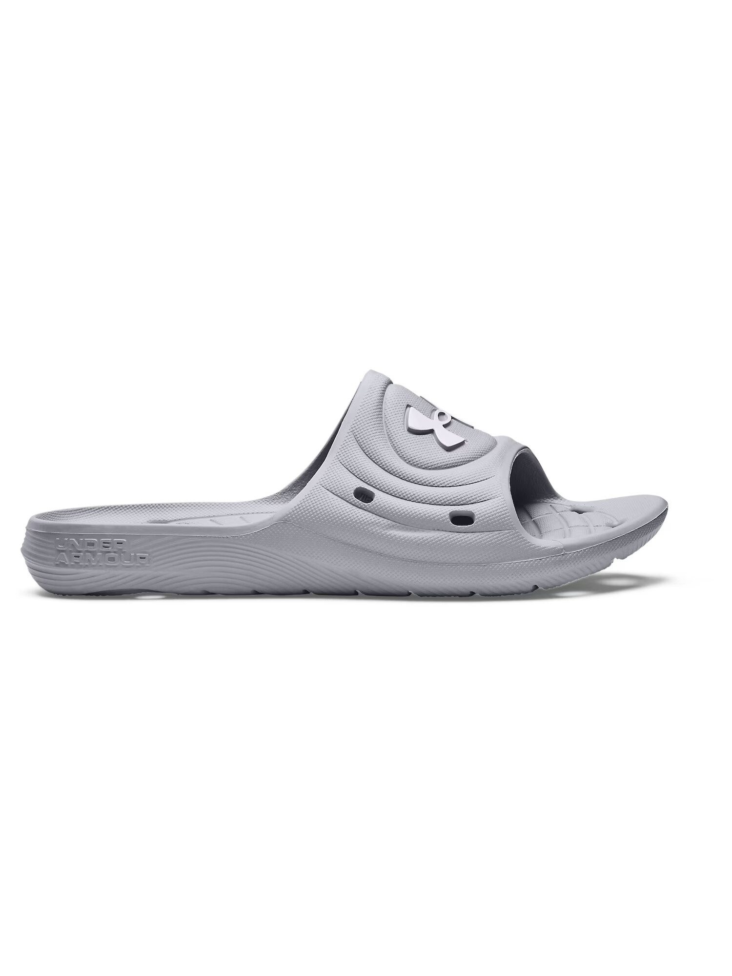 UNDER ARMOUR Flip-flops gri / alb - Pled.ro