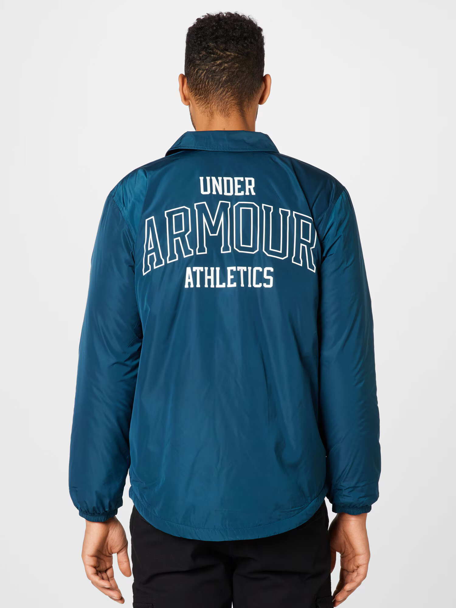 UNDER ARMOUR Geacă sport albastru închis / alb - Pled.ro