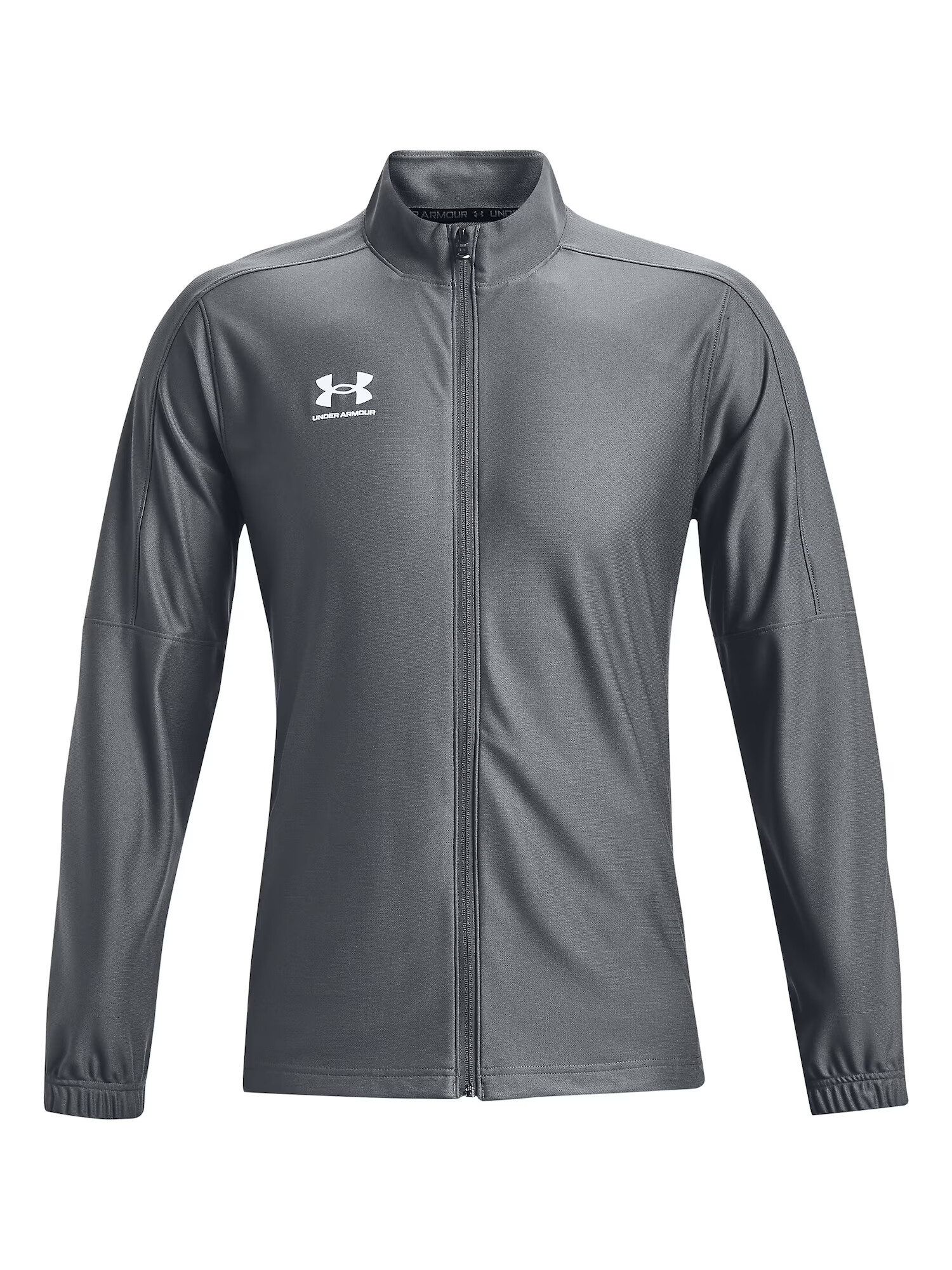 UNDER ARMOUR Geacă sport 'Challenger' gri argintiu / alb - Pled.ro