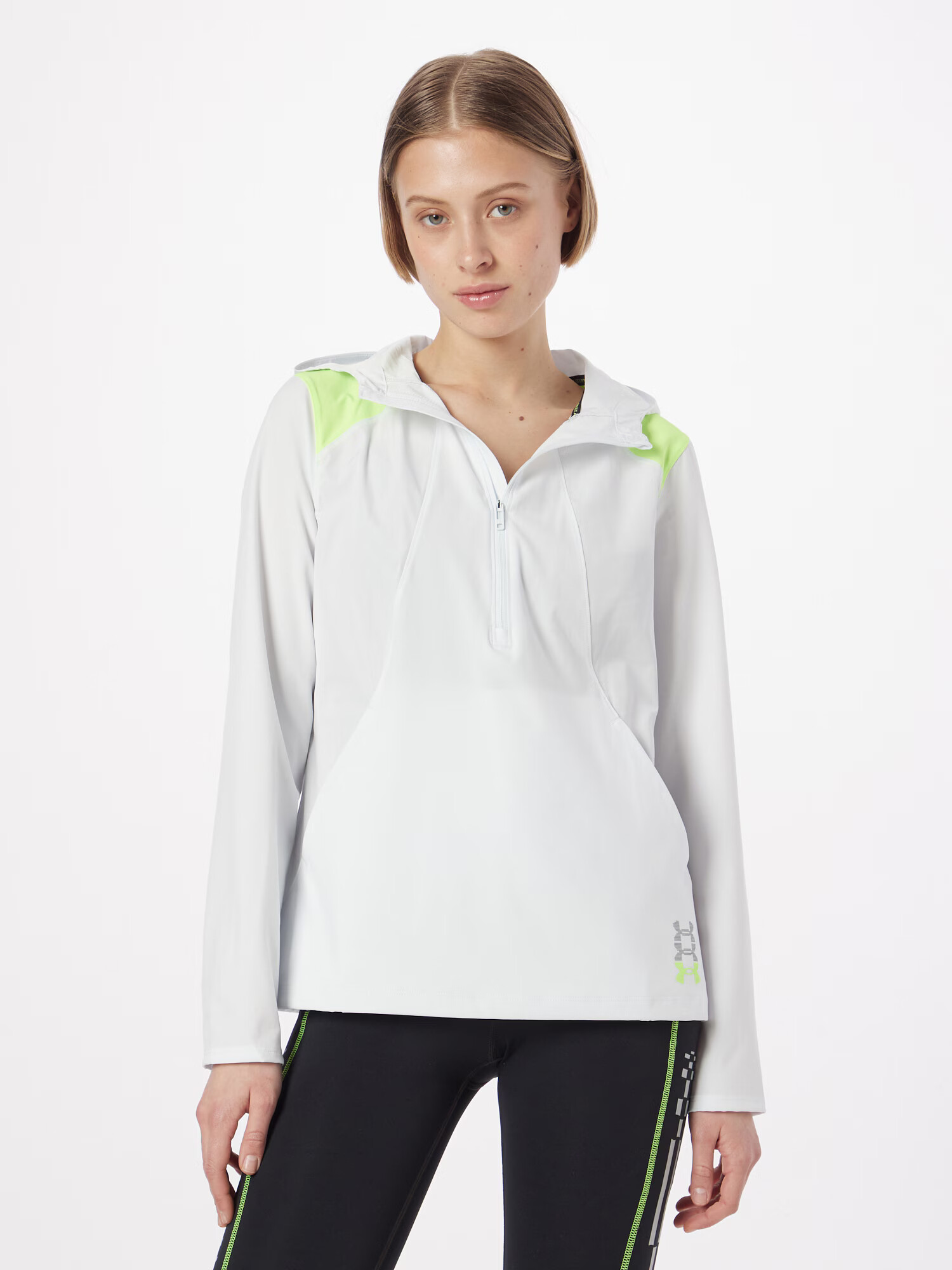 UNDER ARMOUR Geacă sport gri deschis / verde neon - Pled.ro