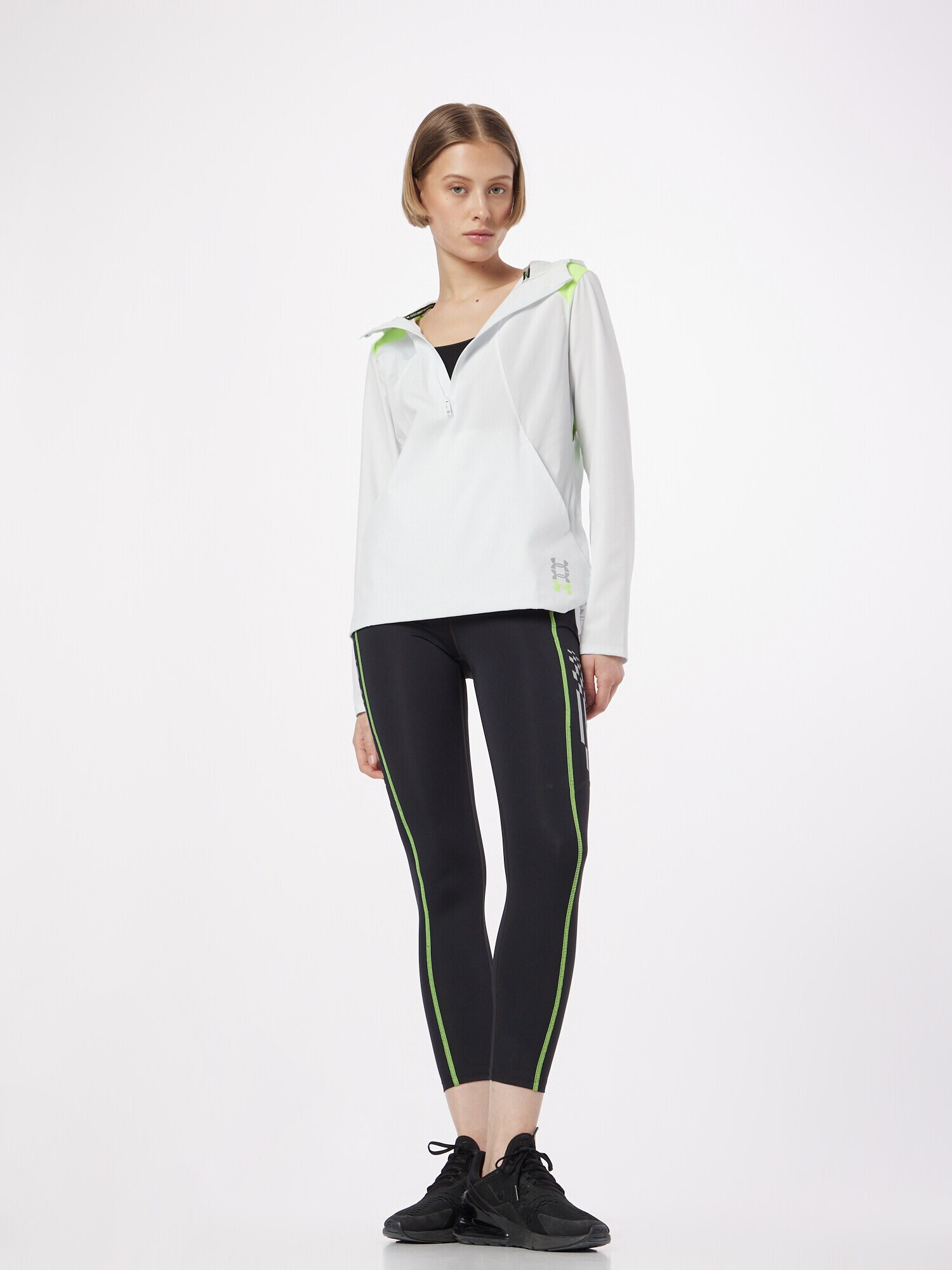 UNDER ARMOUR Geacă sport gri deschis / verde neon - Pled.ro