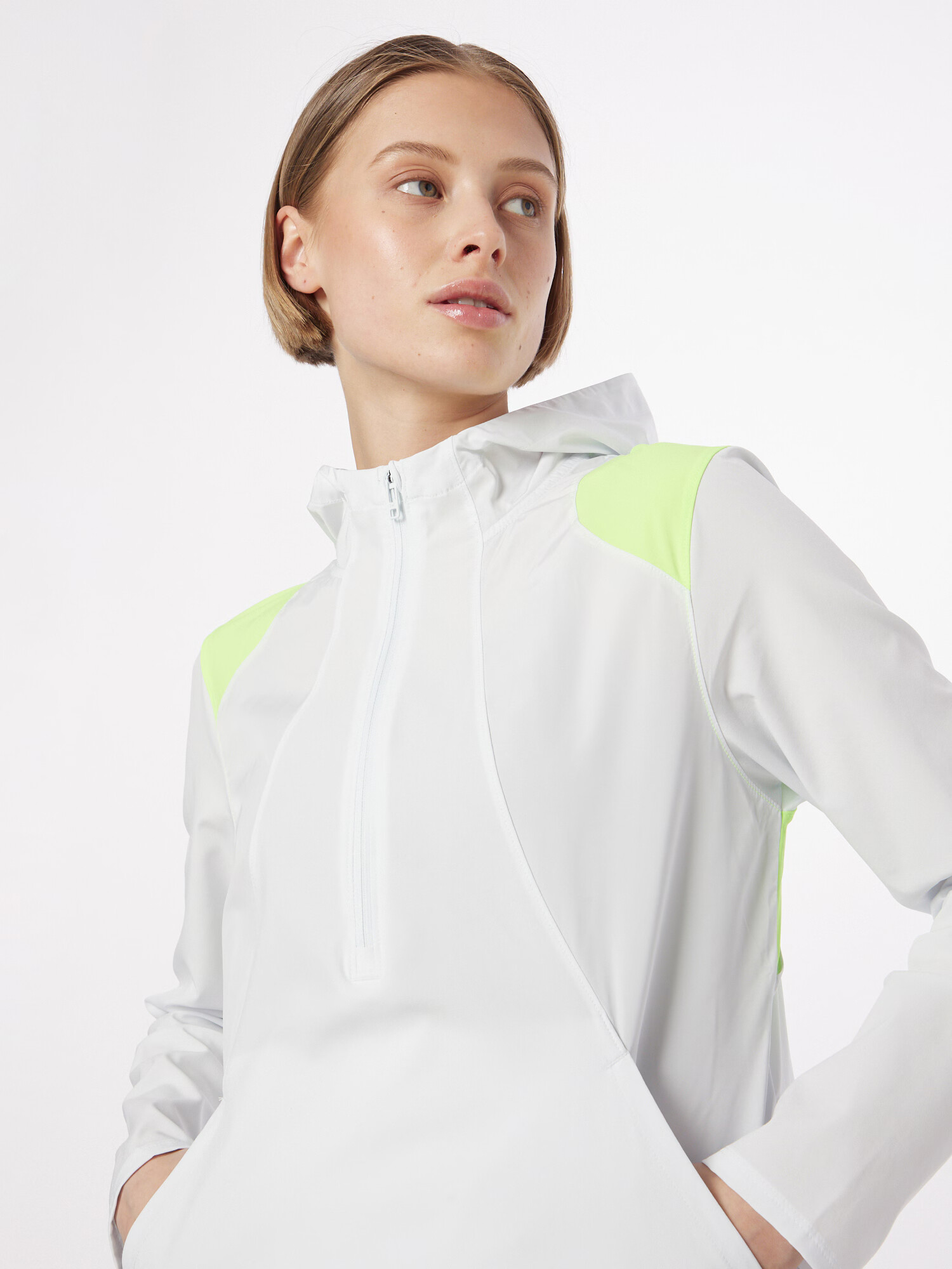 UNDER ARMOUR Geacă sport gri deschis / verde neon - Pled.ro