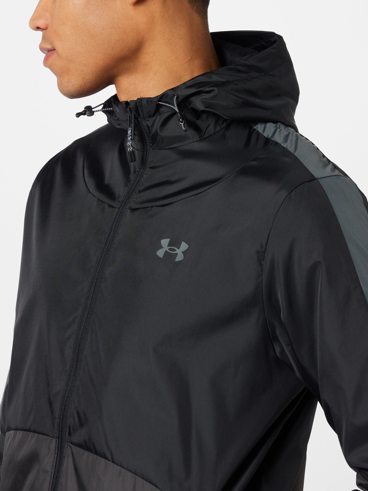 UNDER ARMOUR Geacă sport gri / negru - Pled.ro