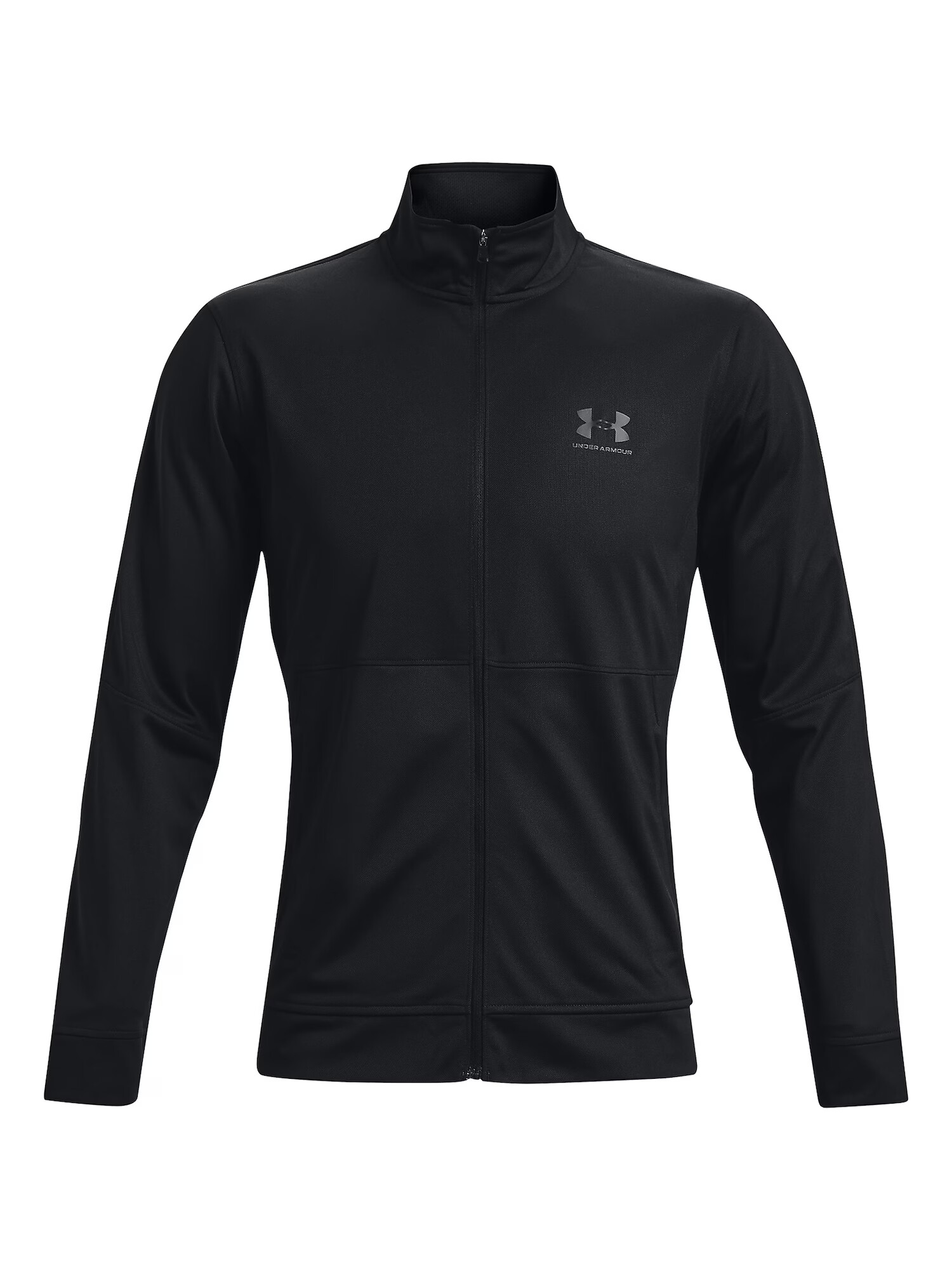 UNDER ARMOUR Bluză cu fermoar sport gri piatră / negru - Pled.ro