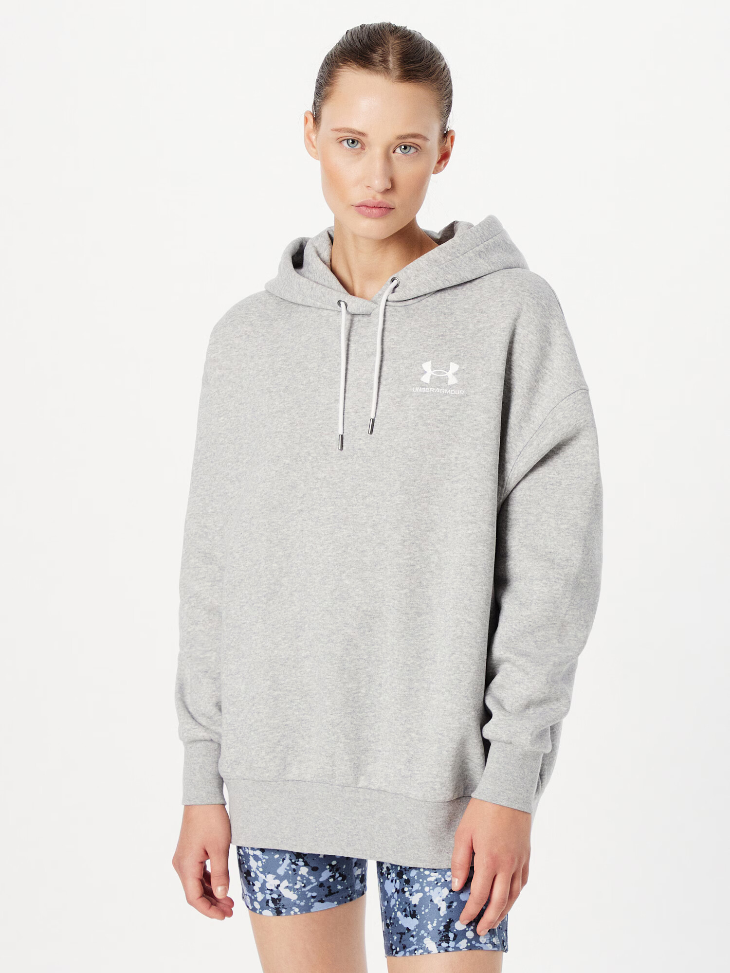 UNDER ARMOUR Hanorac sport gri amestecat / alb - Pled.ro