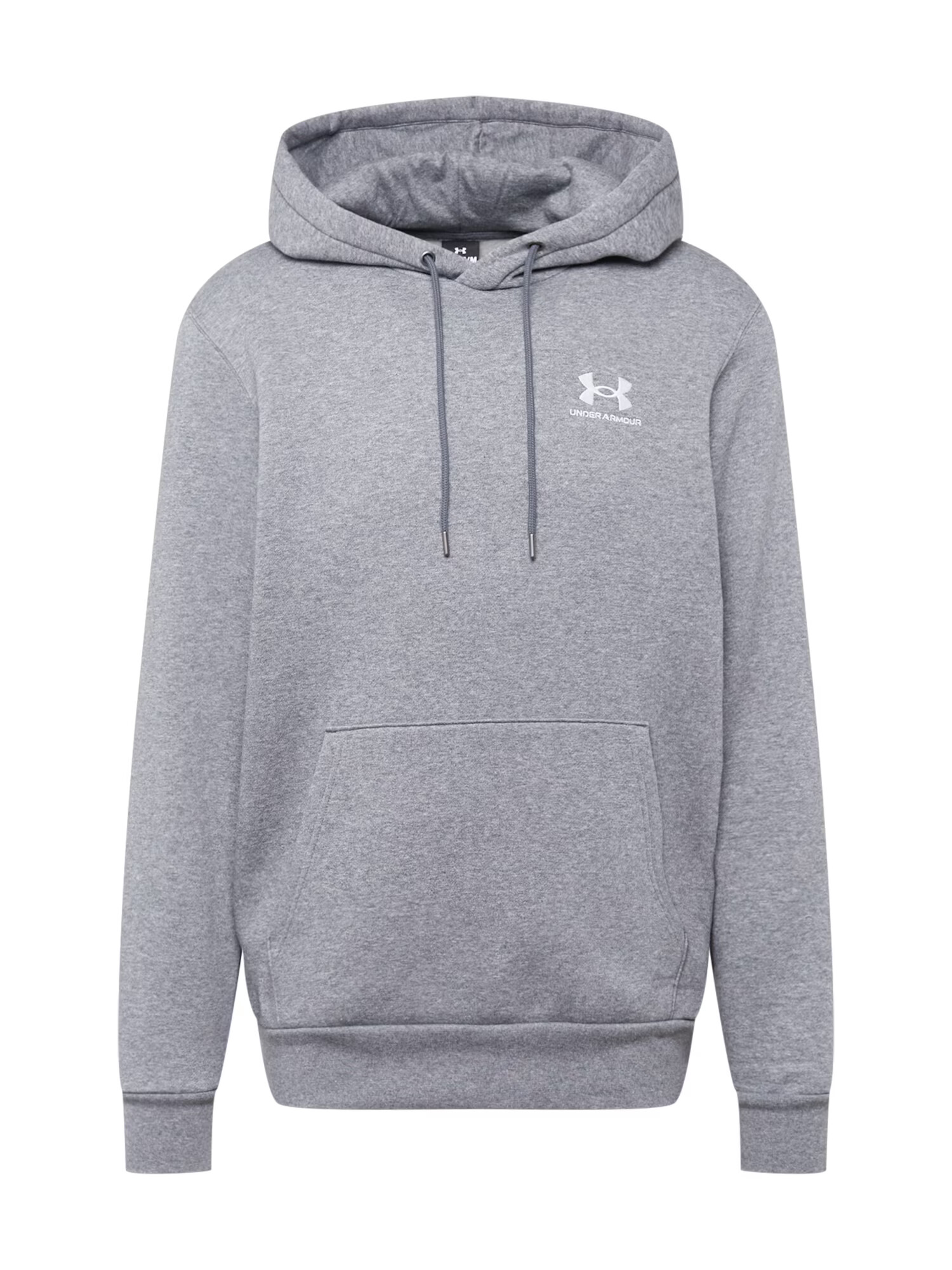 UNDER ARMOUR Hanorac sport 'Essential' gri închis / alb - Pled.ro