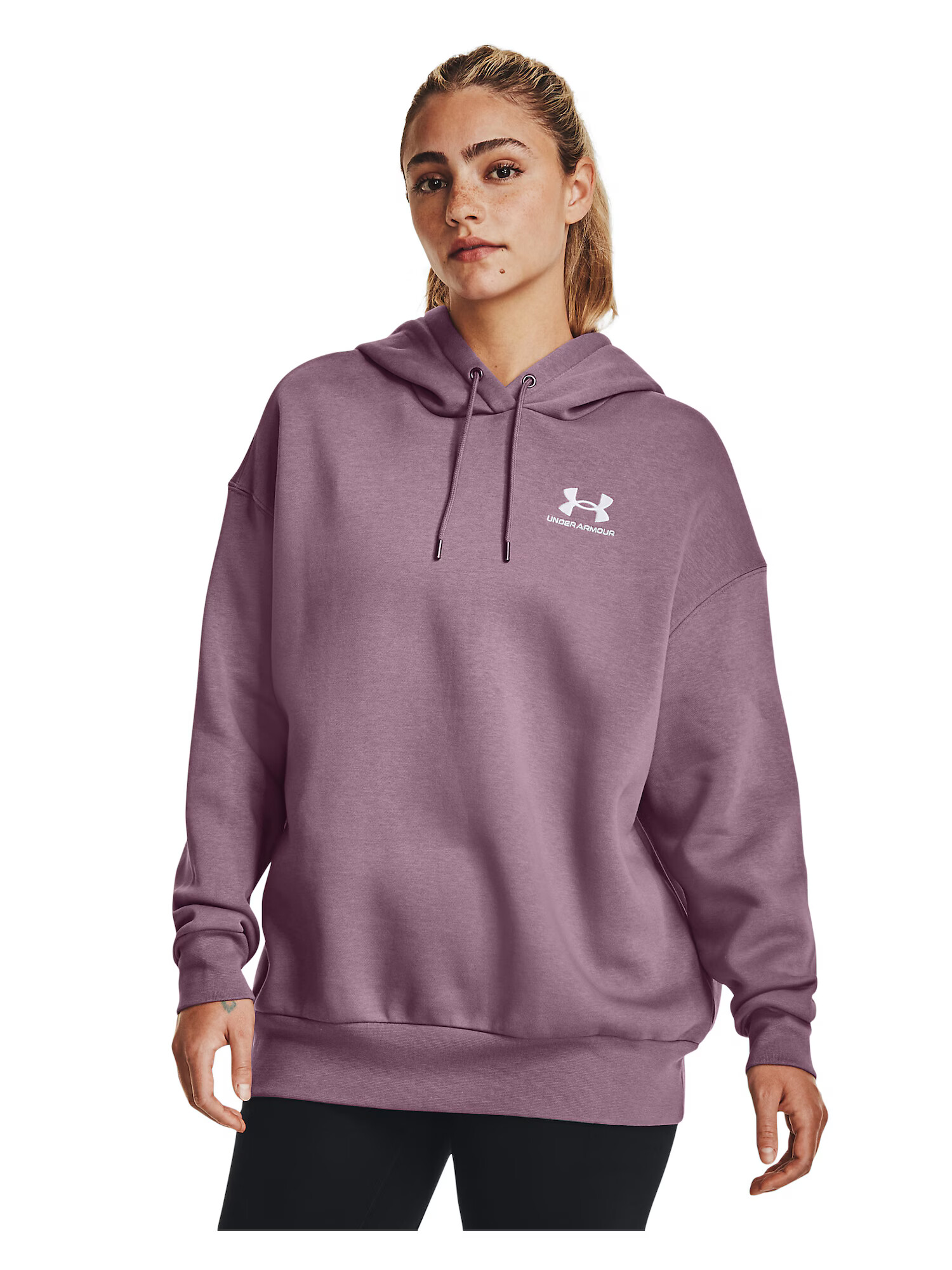 UNDER ARMOUR Hanorac sport lila / alb - Pled.ro