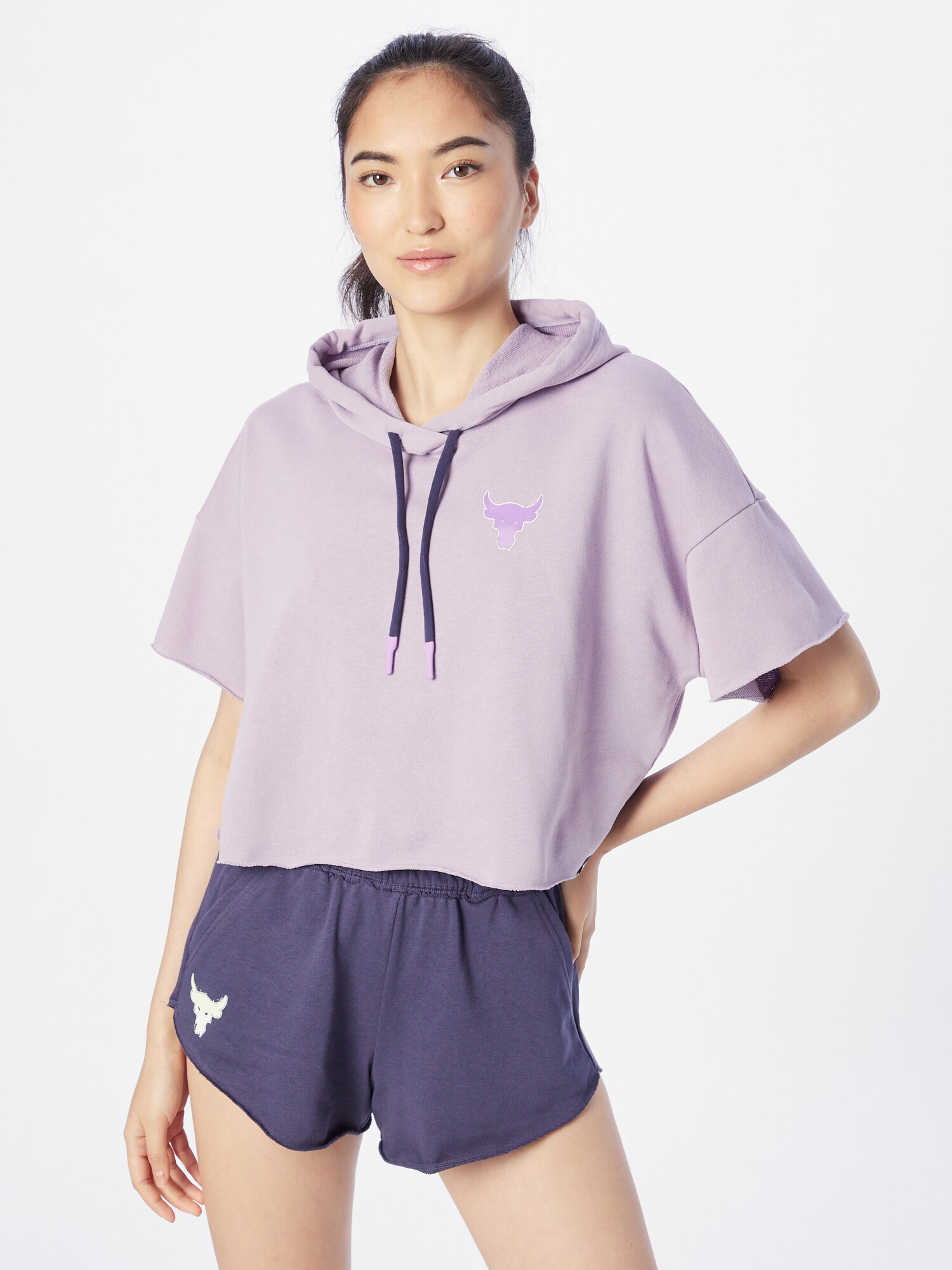 UNDER ARMOUR Hanorac sport lila / mov pastel / alb - Pled.ro