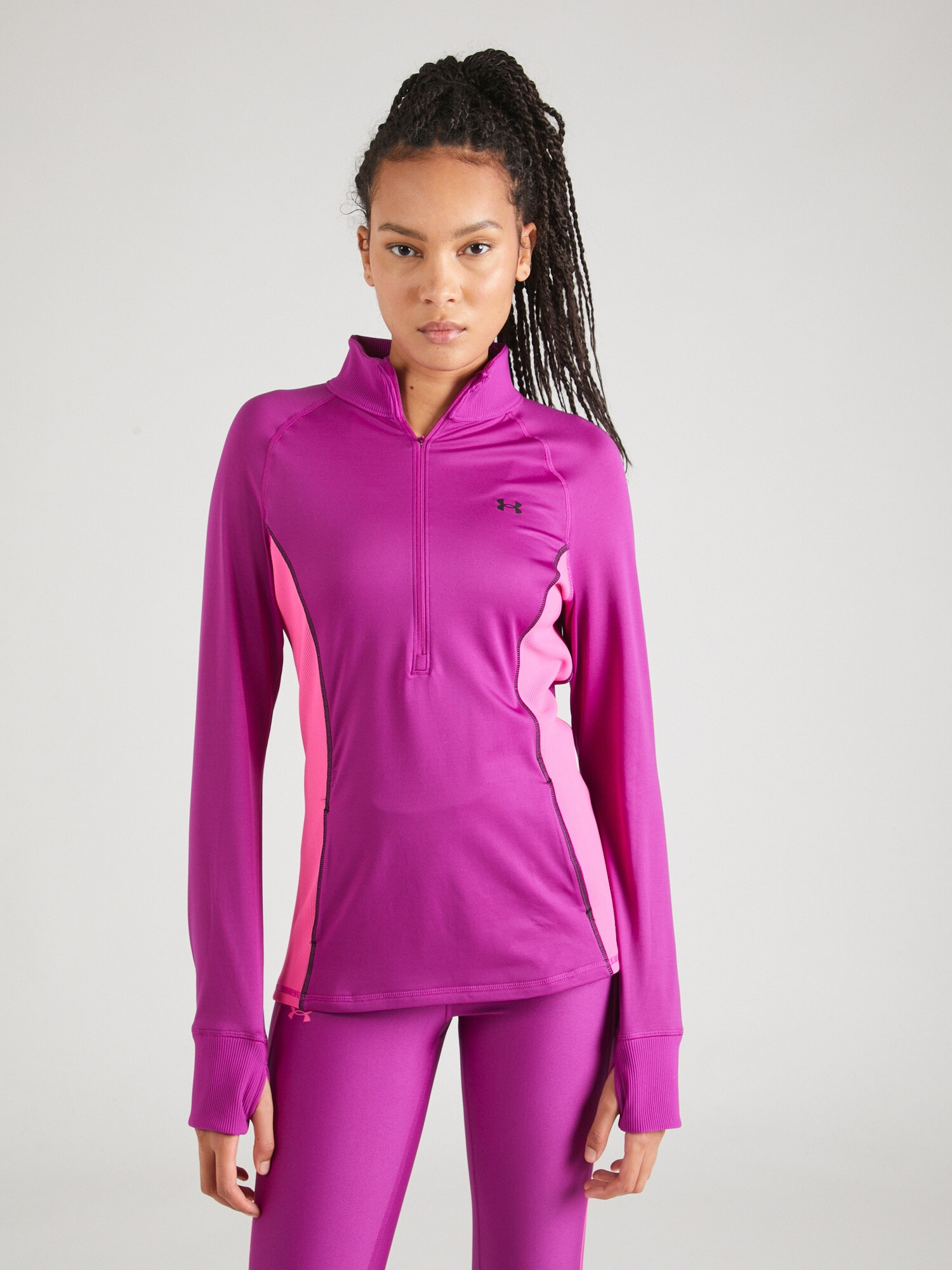 UNDER ARMOUR Hanorac sport mov orhidee / roz pudră / negru - Pled.ro