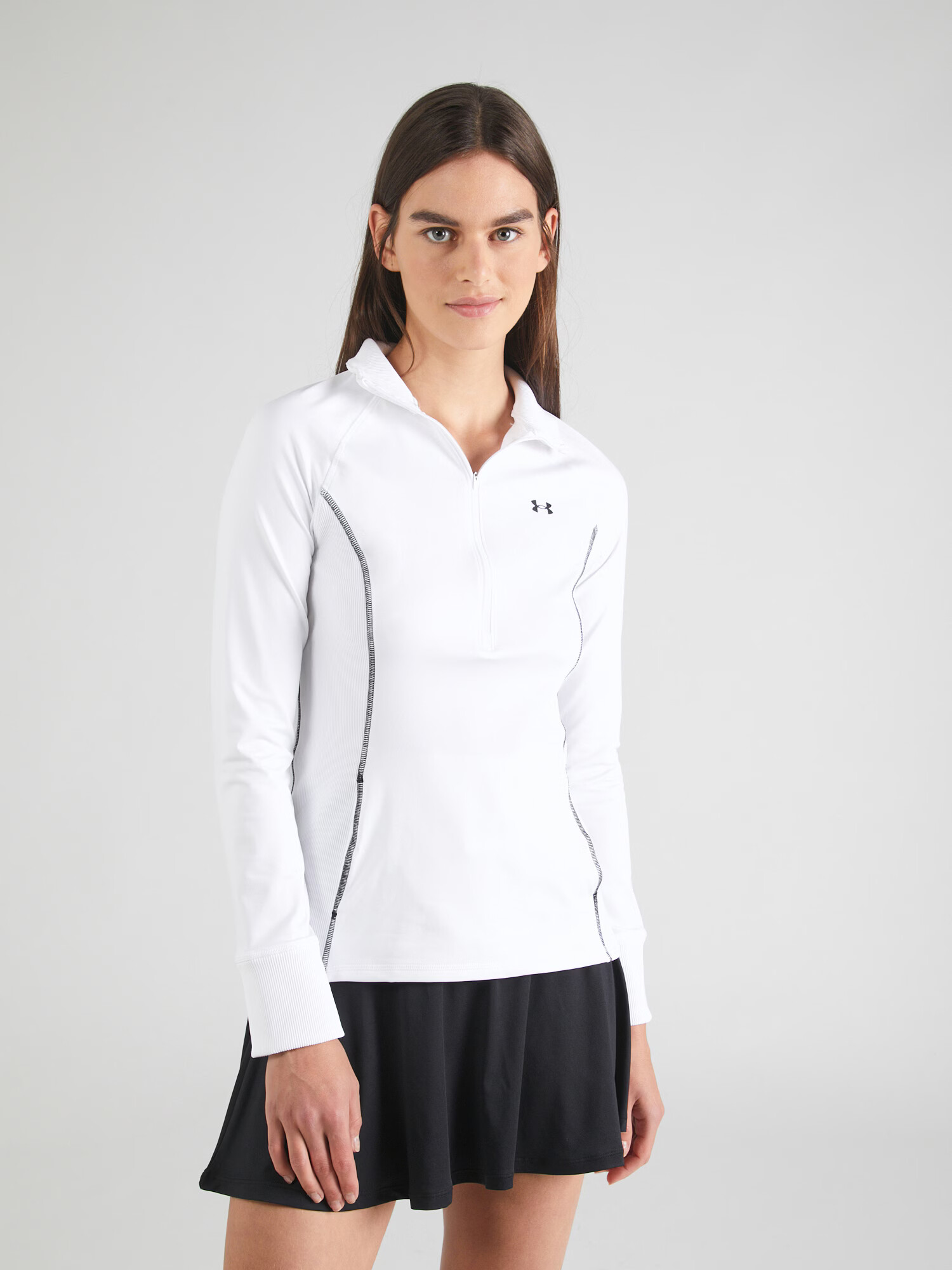 UNDER ARMOUR Hanorac sport negru / alb - Pled.ro