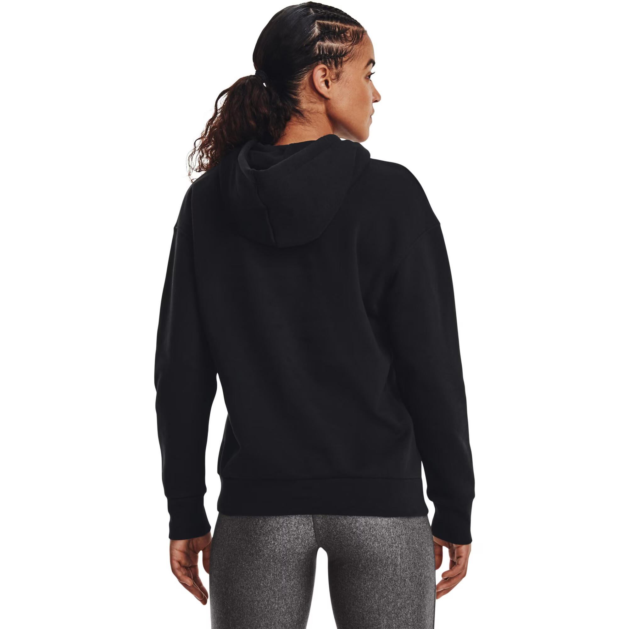 UNDER ARMOUR Hanorac sport negru / alb - Pled.ro