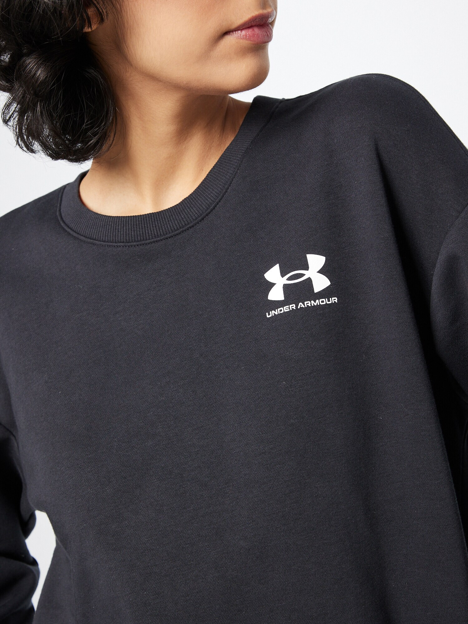 UNDER ARMOUR Hanorac sport negru / alb - Pled.ro