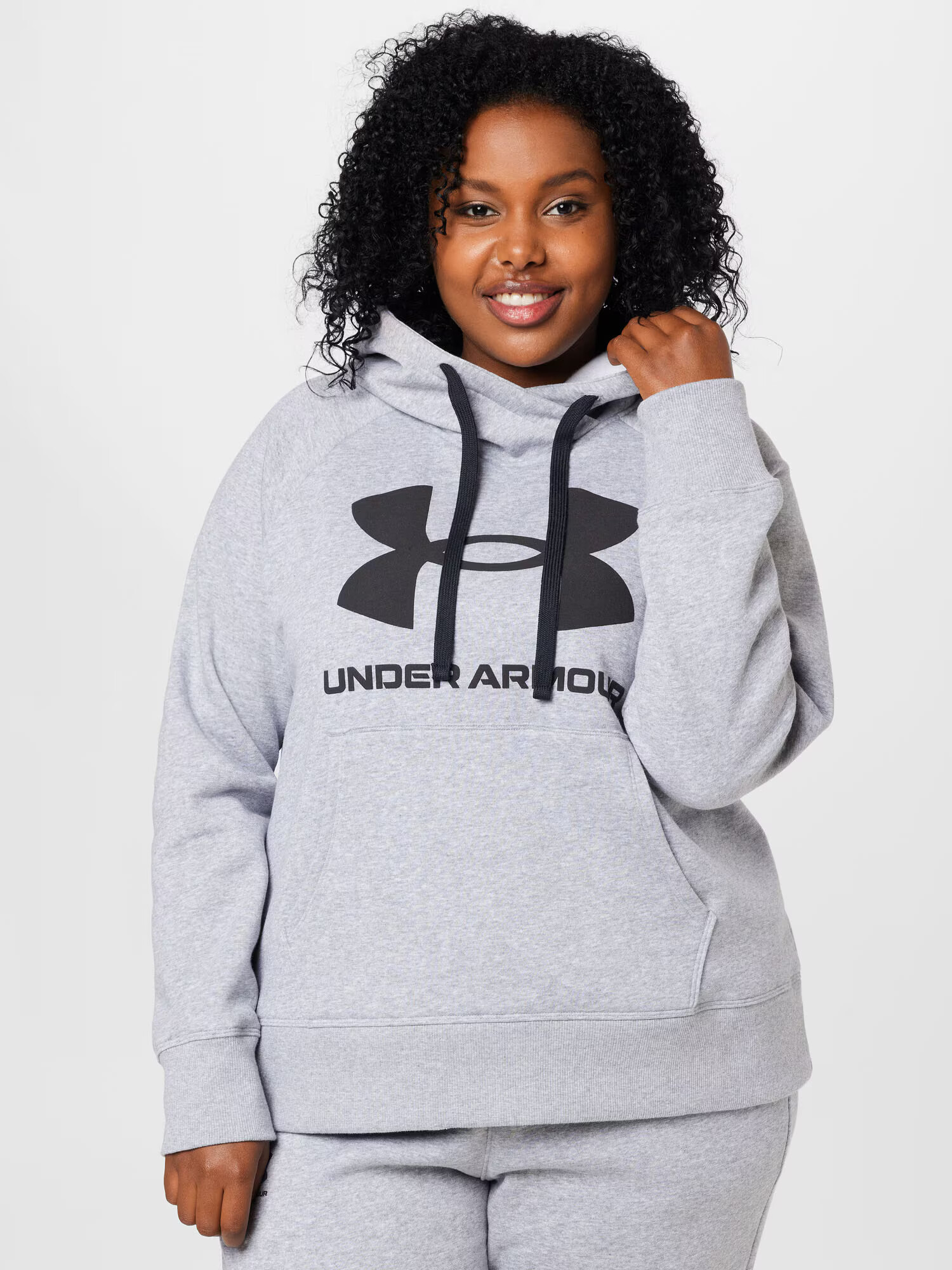 UNDER ARMOUR Hanorac sport 'Rival' gri / negru - Pled.ro