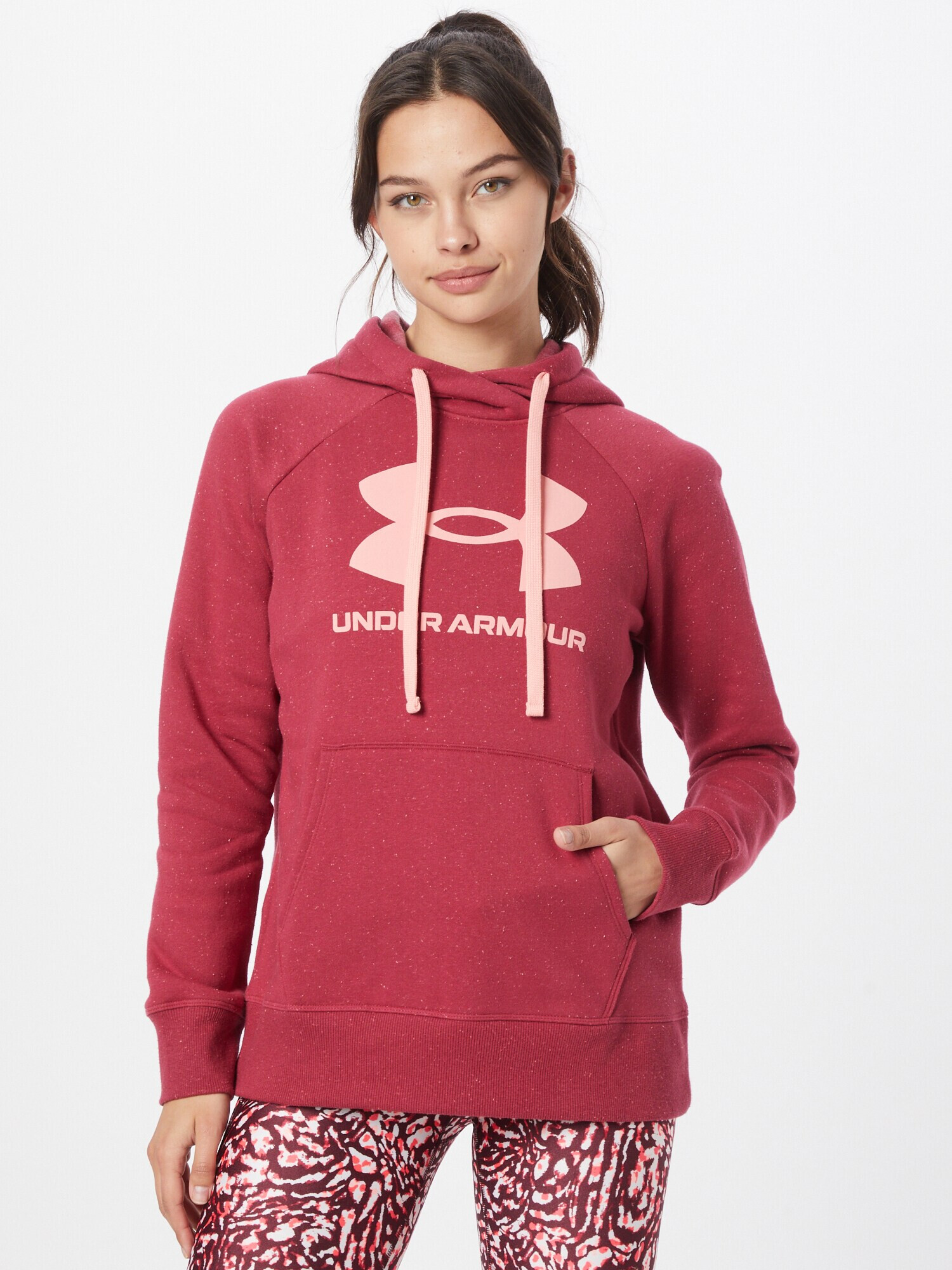 UNDER ARMOUR Hanorac sport 'Rival' roz / roz - Pled.ro