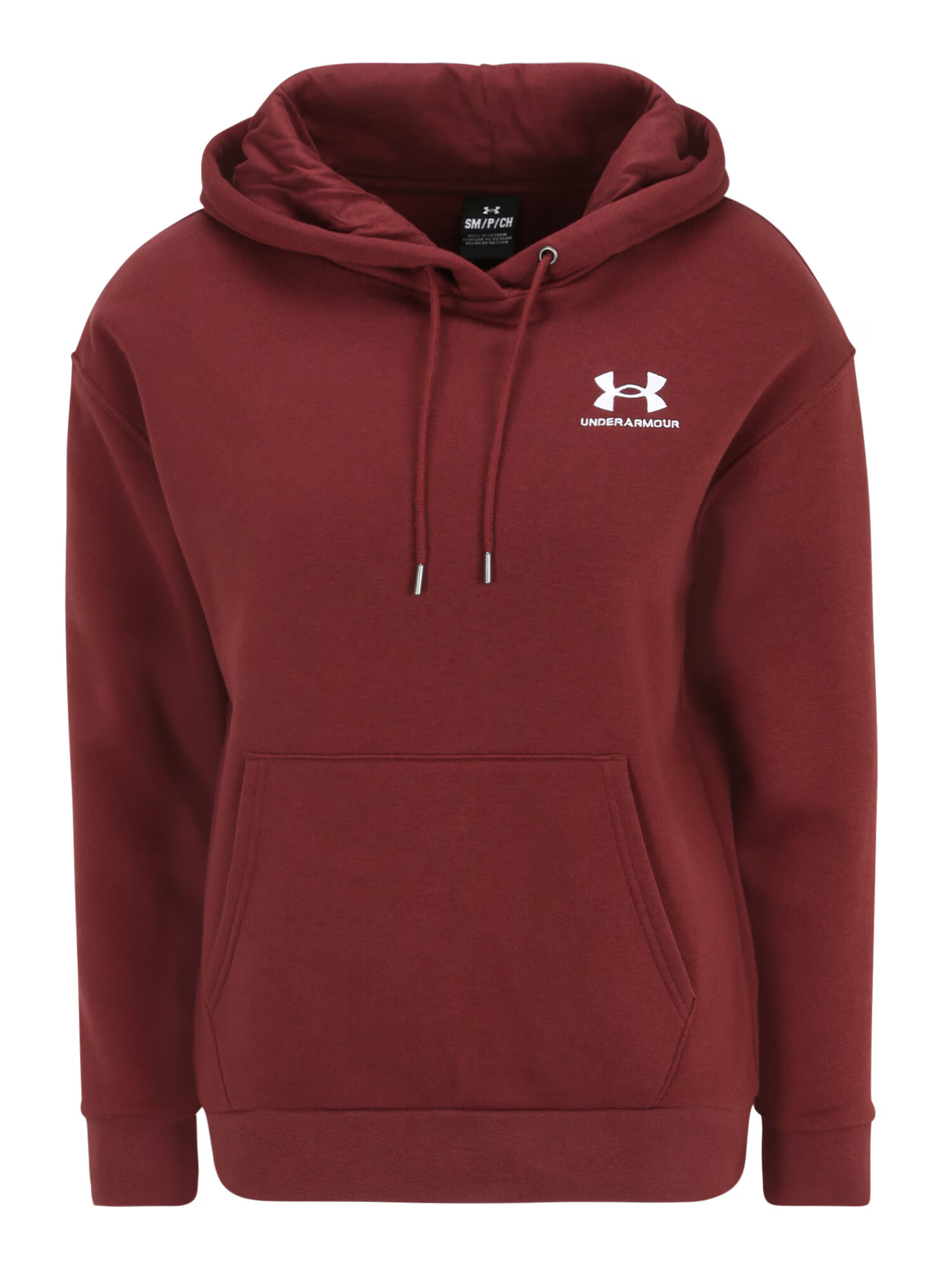 UNDER ARMOUR Hanorac sport roșu bordeaux / alb - Pled.ro