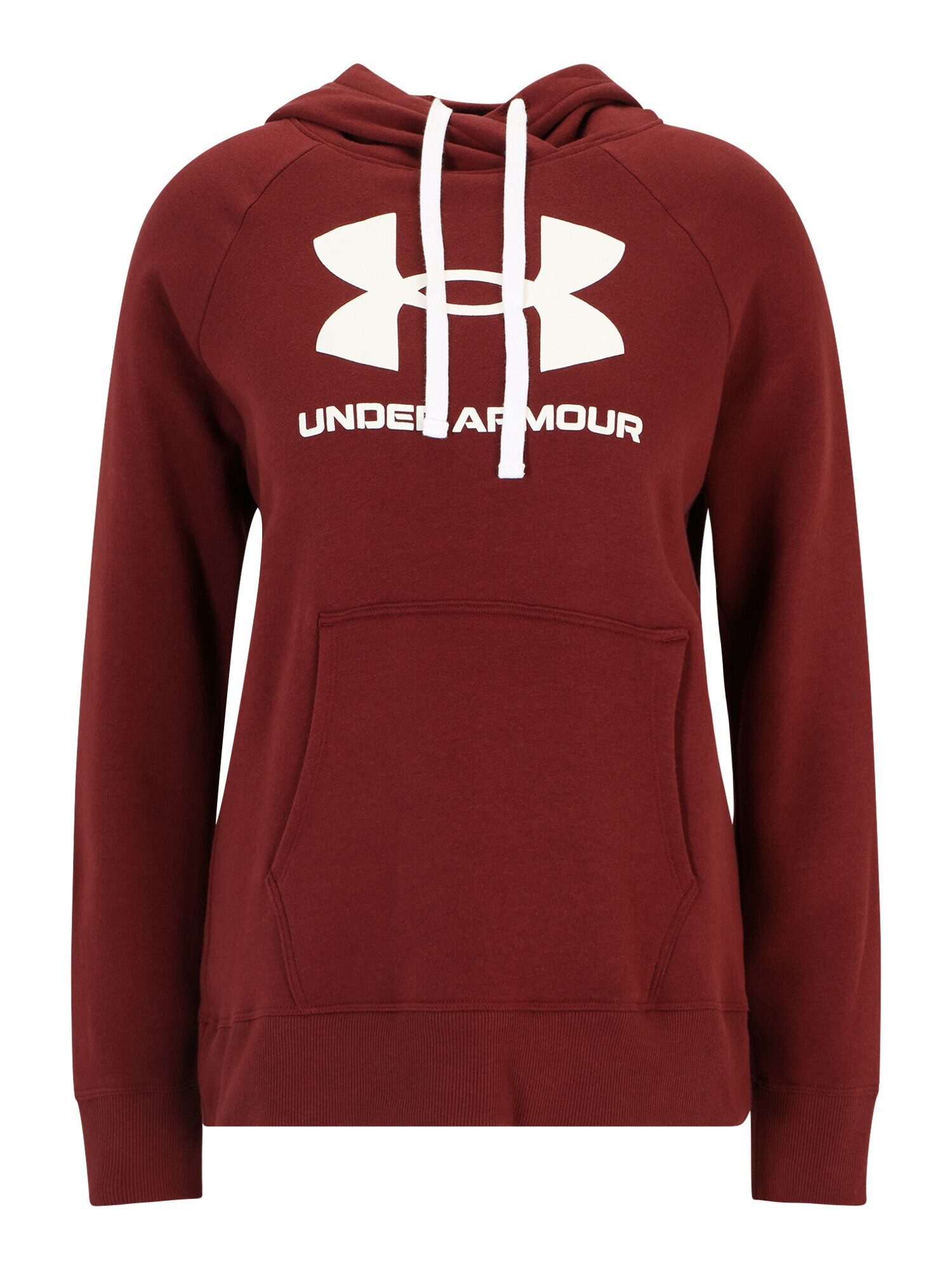 UNDER ARMOUR Hanorac sport roșu bordeaux / alb - Pled.ro