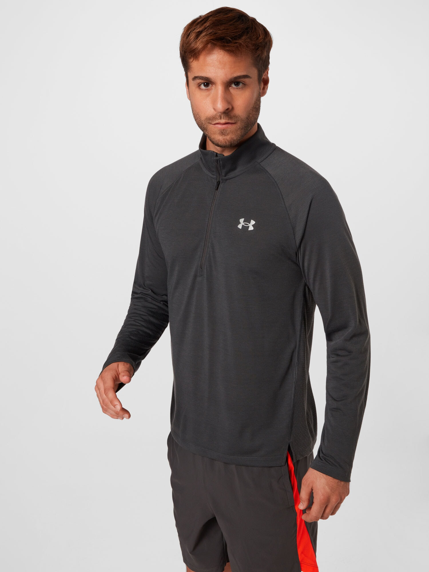 UNDER ARMOUR Hanorac sport 'Streaker' gri metalic - Pled.ro