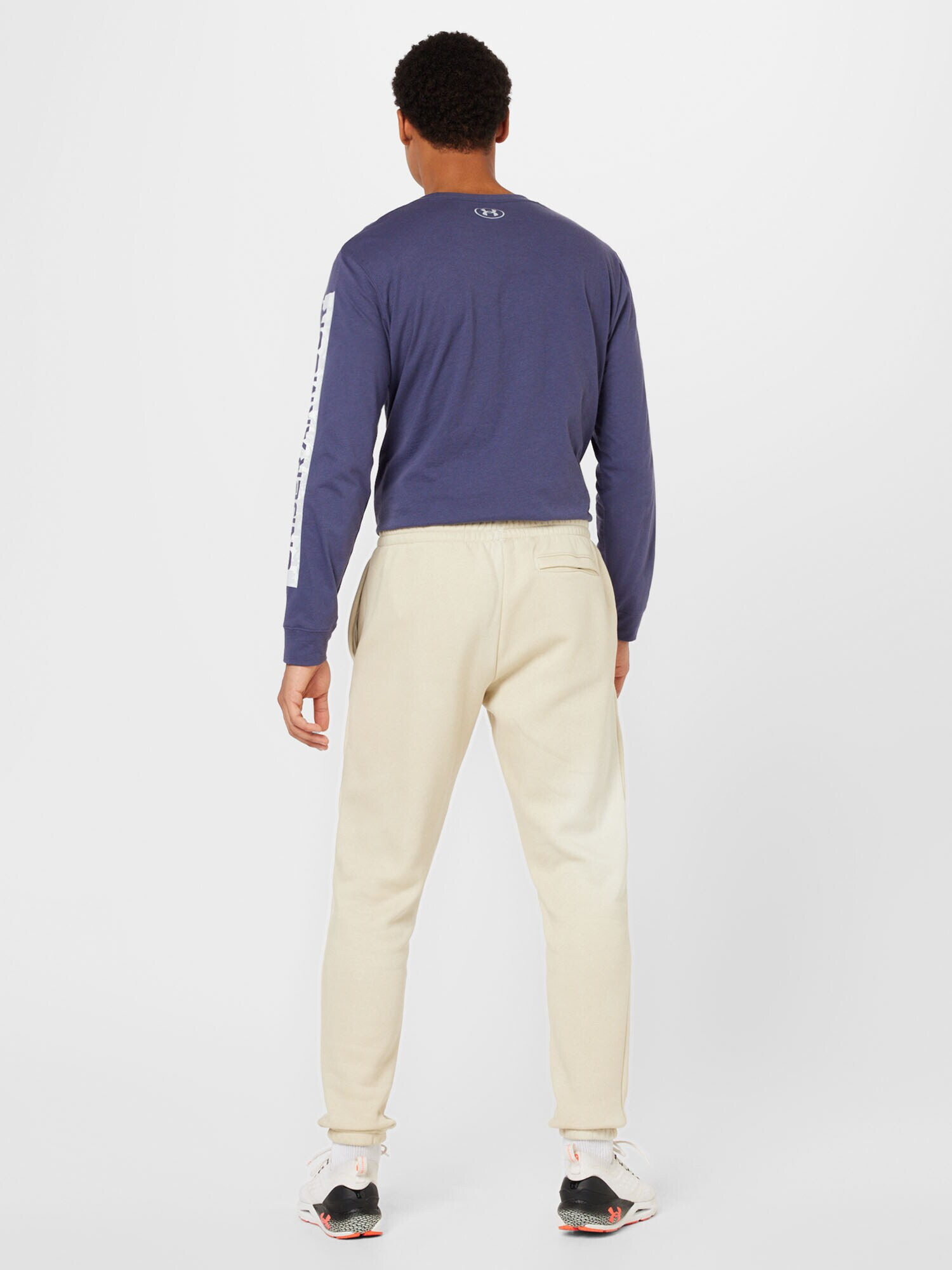 UNDER ARMOUR Pantaloni sport alb / alb murdar - Pled.ro