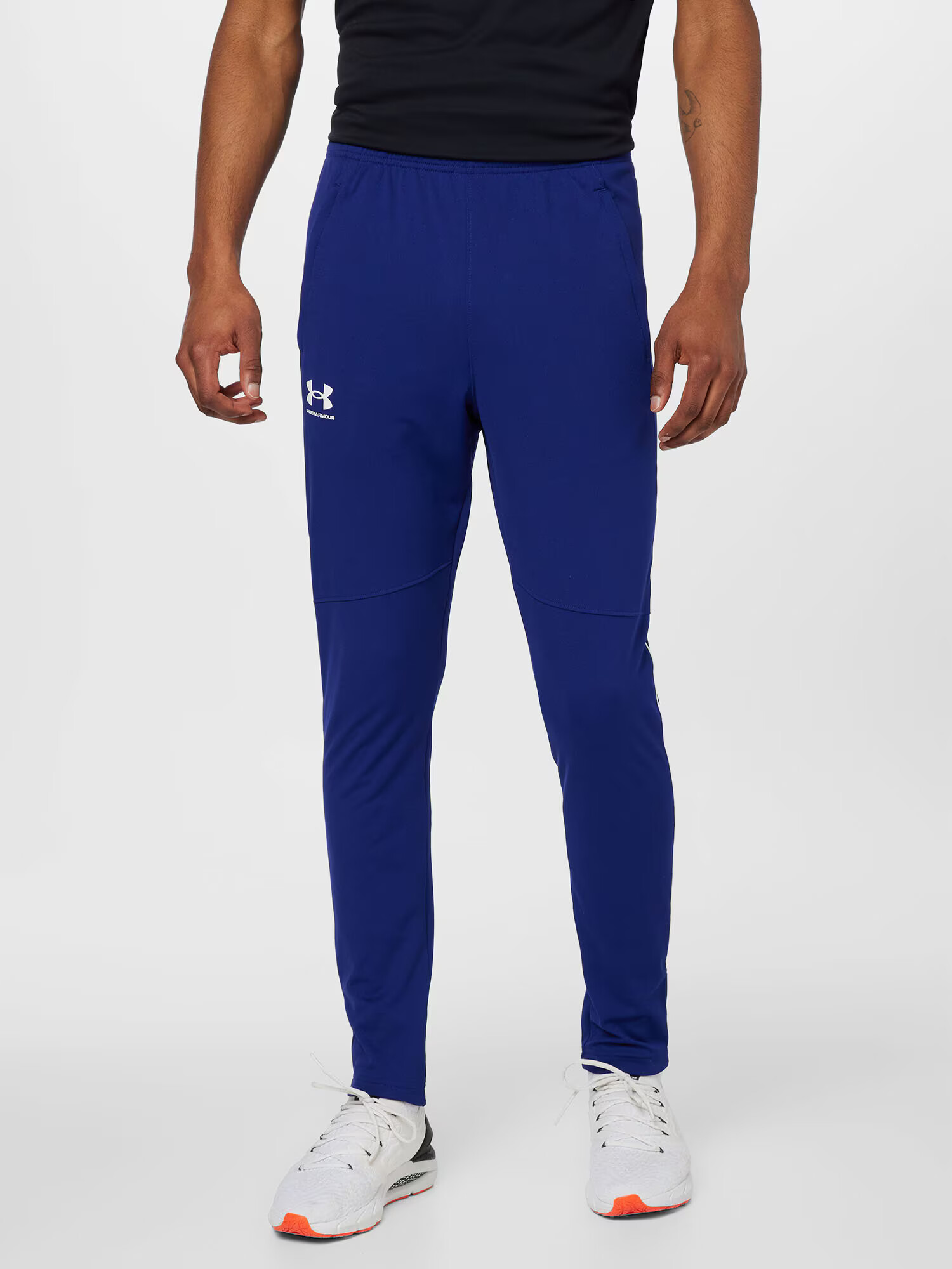 UNDER ARMOUR Pantaloni sport albastru închis / alb - Pled.ro