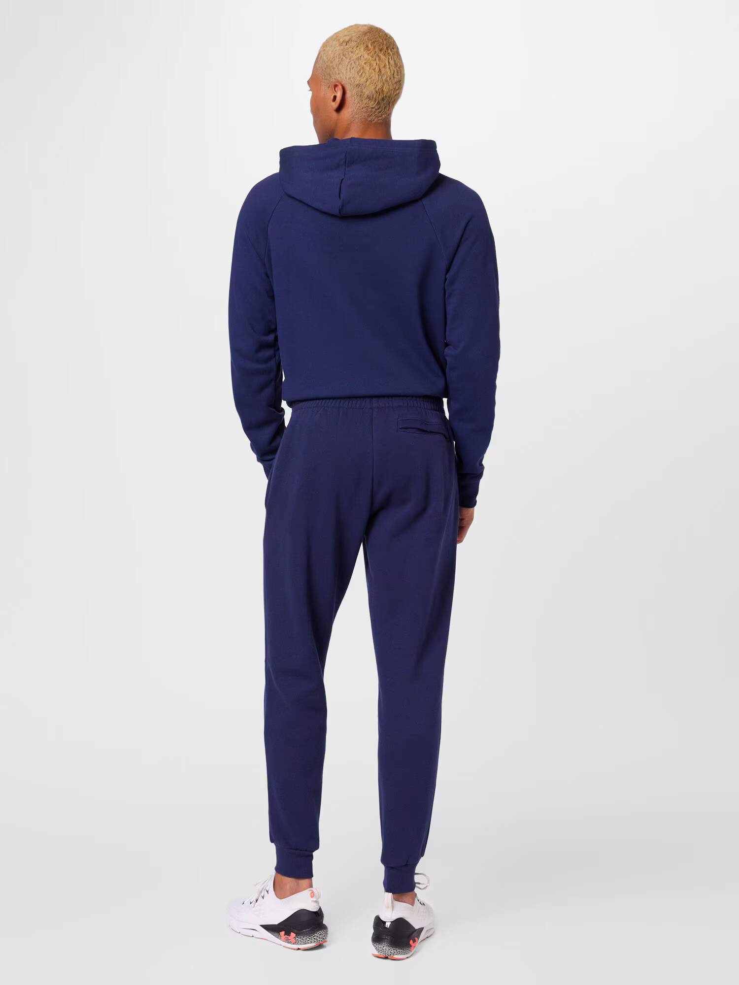 UNDER ARMOUR Pantaloni sport albastru închis / alb - Pled.ro