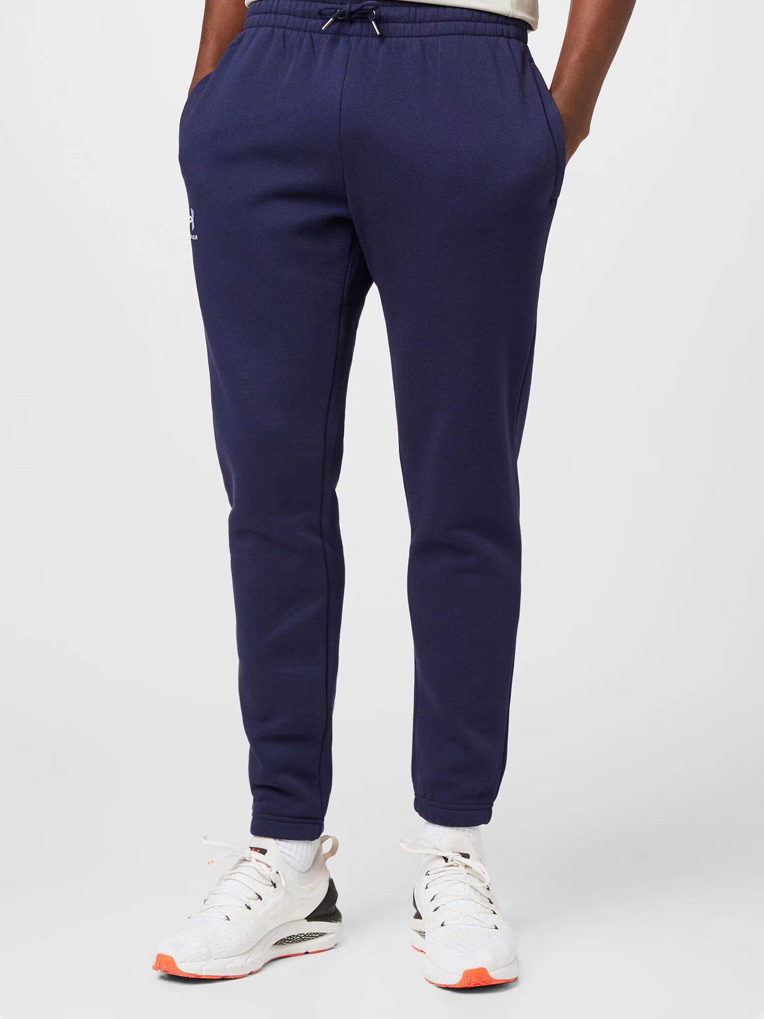 UNDER ARMOUR Pantaloni sport albastru noapte / alb - Pled.ro