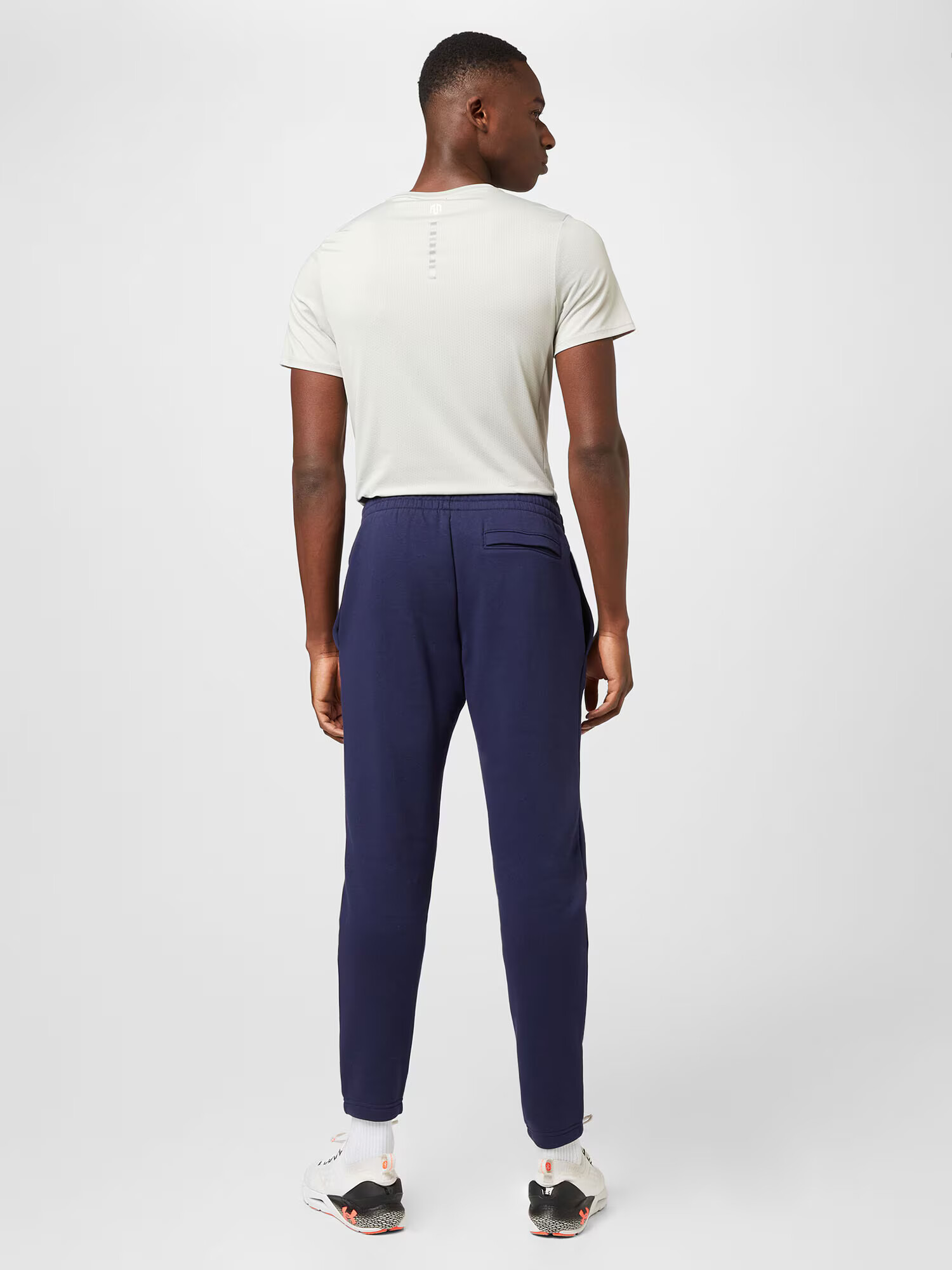 UNDER ARMOUR Pantaloni sport albastru noapte / alb - Pled.ro