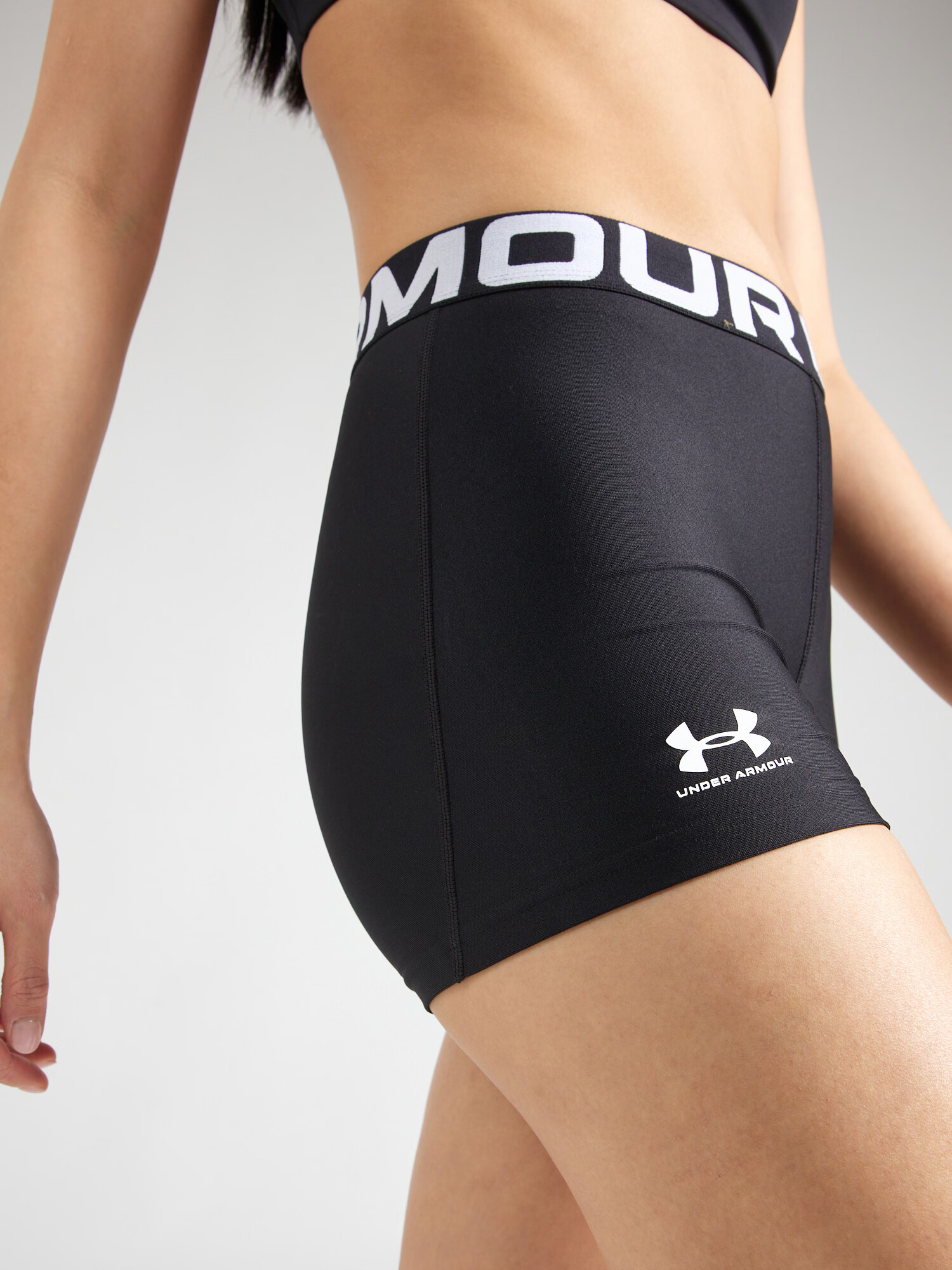 UNDER ARMOUR Pantaloni sport 'Authentics' negru / alb - Pled.ro