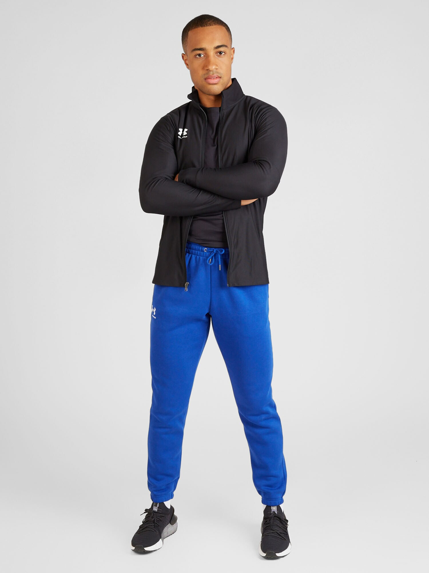 UNDER ARMOUR Pantaloni sport 'Essential' albastru / alb - Pled.ro